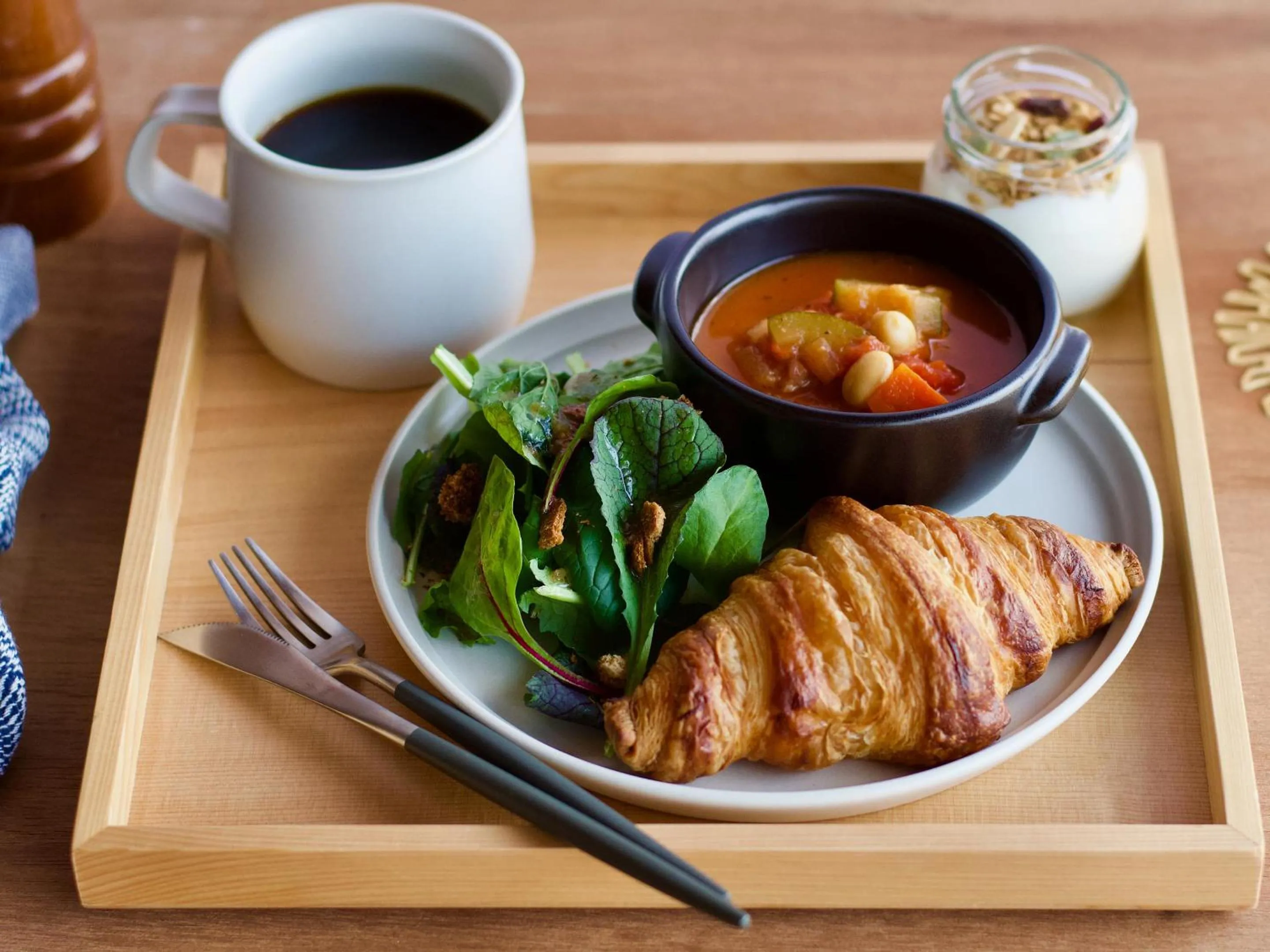 Breakfast in THE MACHIYA HOTEL TAKAYAMA