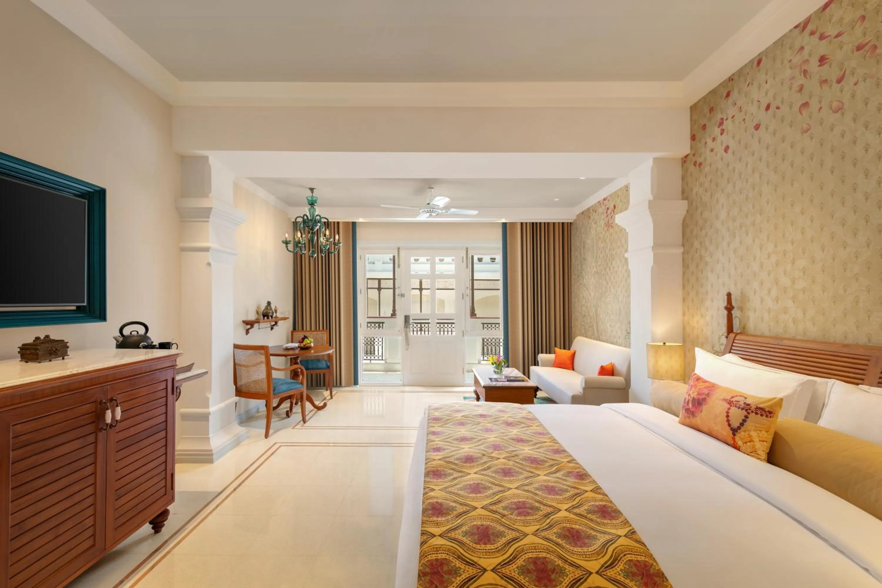 Photo of the whole room, Bed in Pilibhit House, Haridwar – IHCL SeleQtions