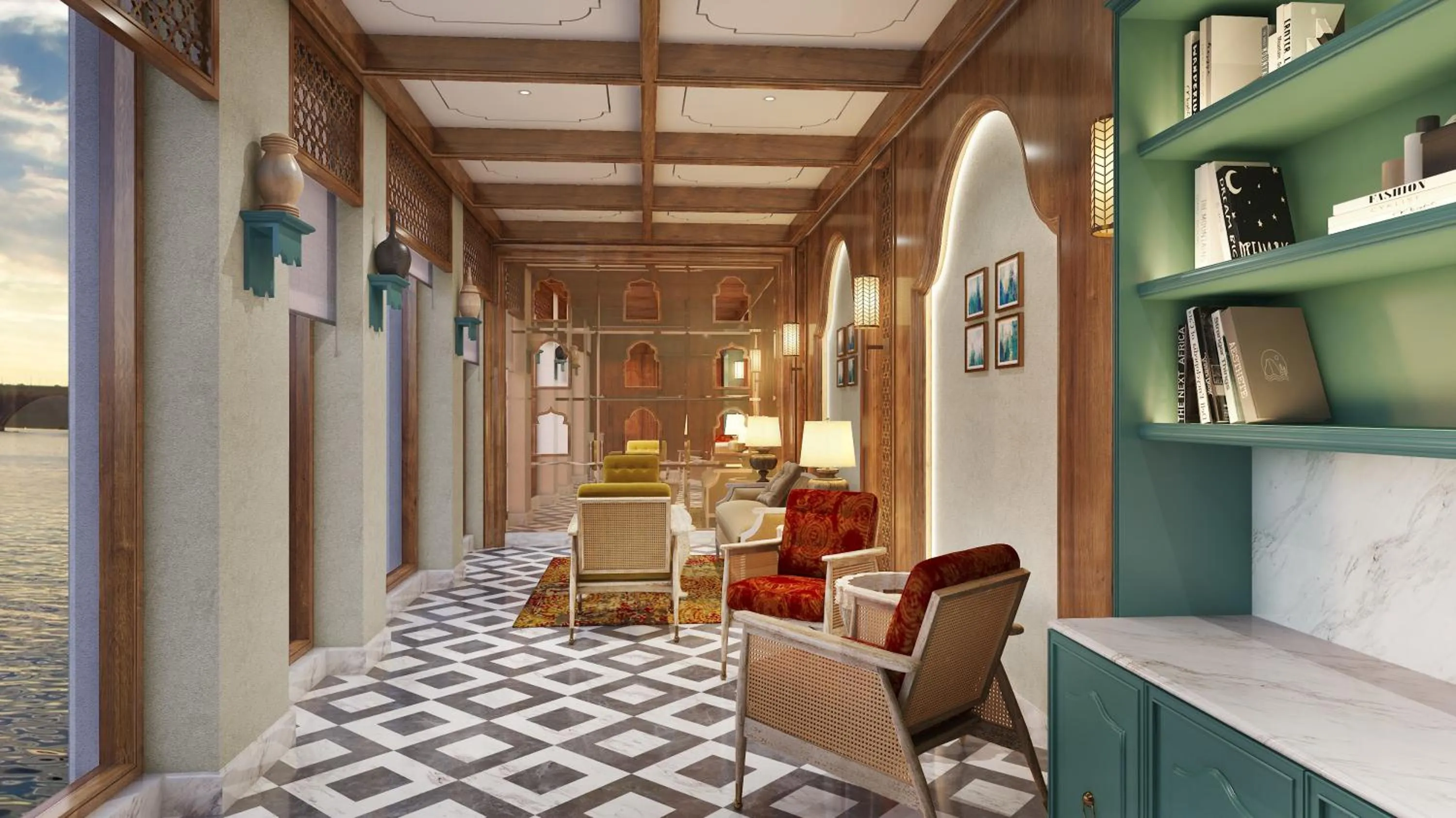 Seating area in Pilibhit House, Haridwar – IHCL SeleQtions