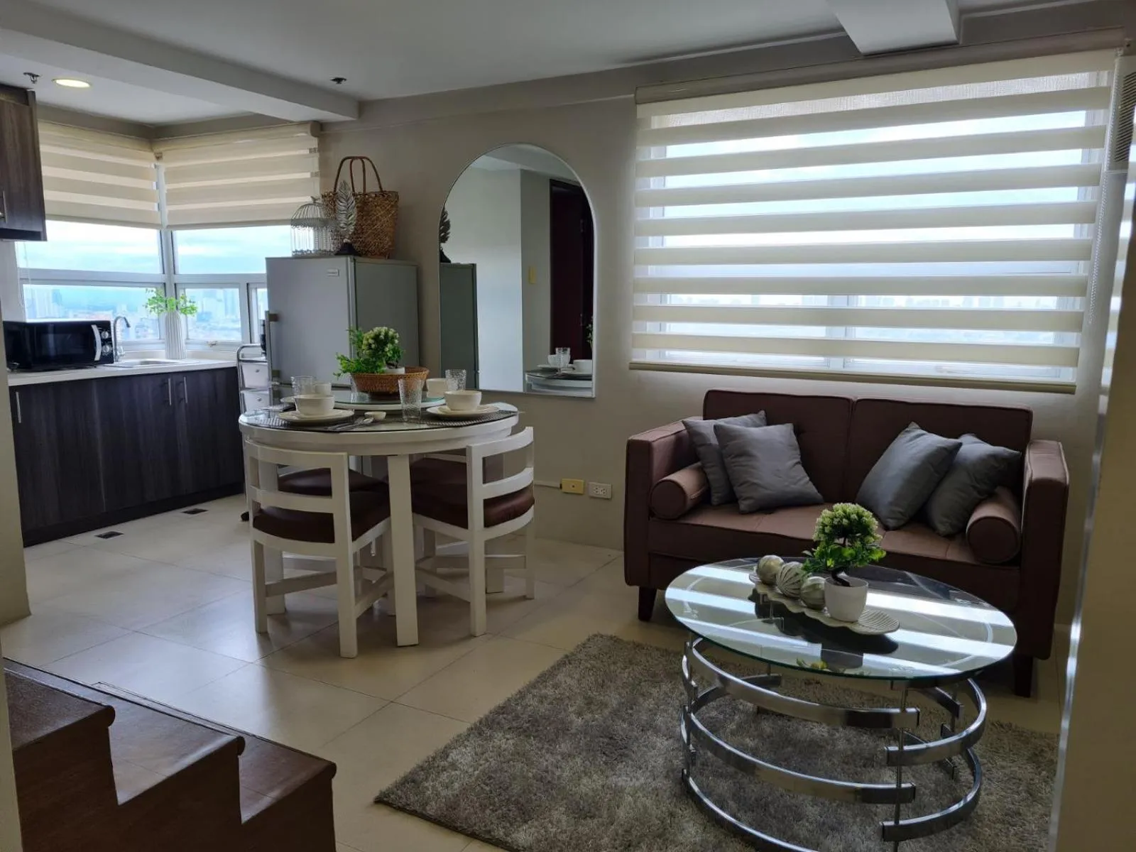 Living room in Gilmore Tower Suites By SMS Hospitality