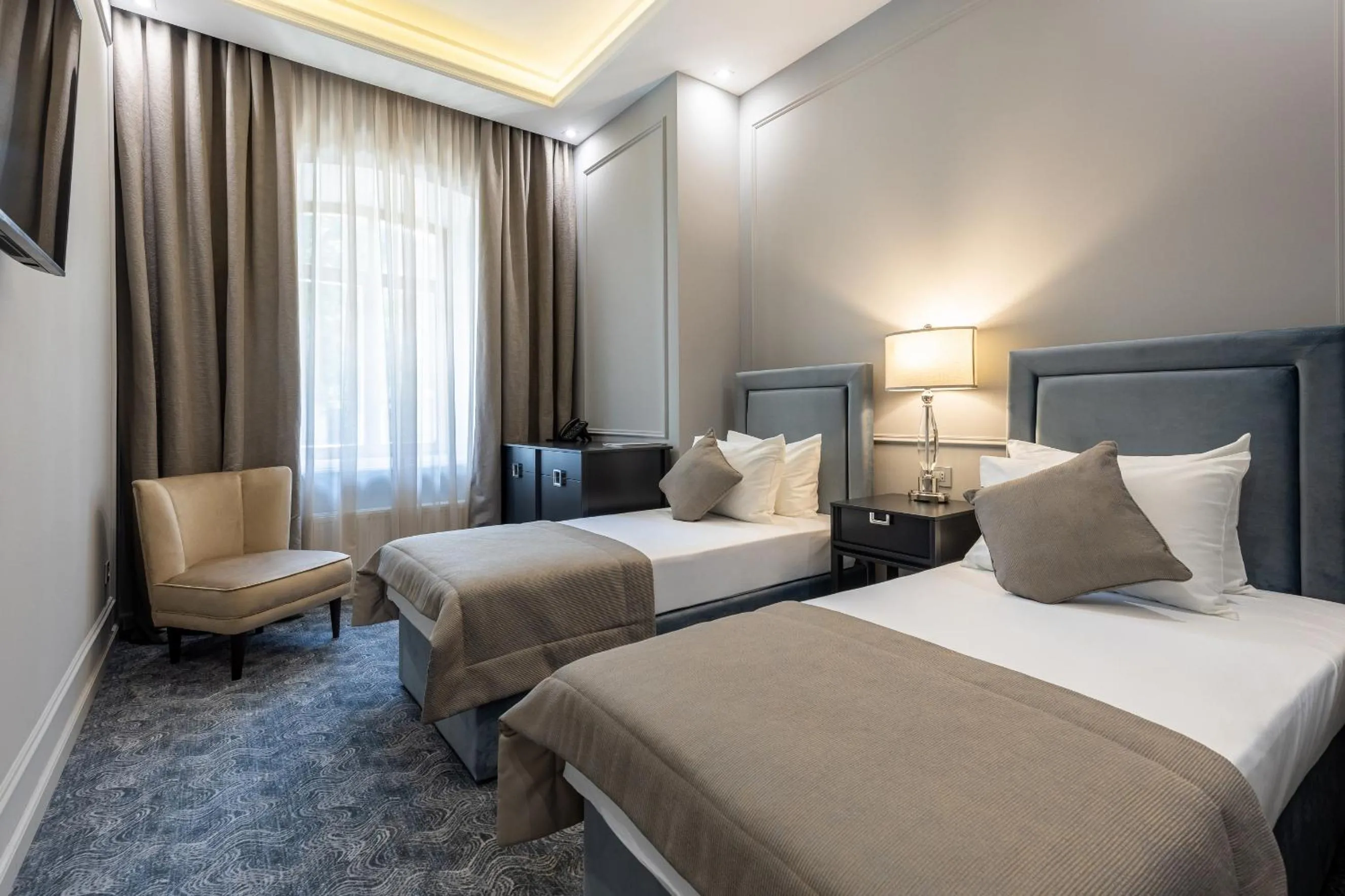 Bed in Dvoryansky Hotel