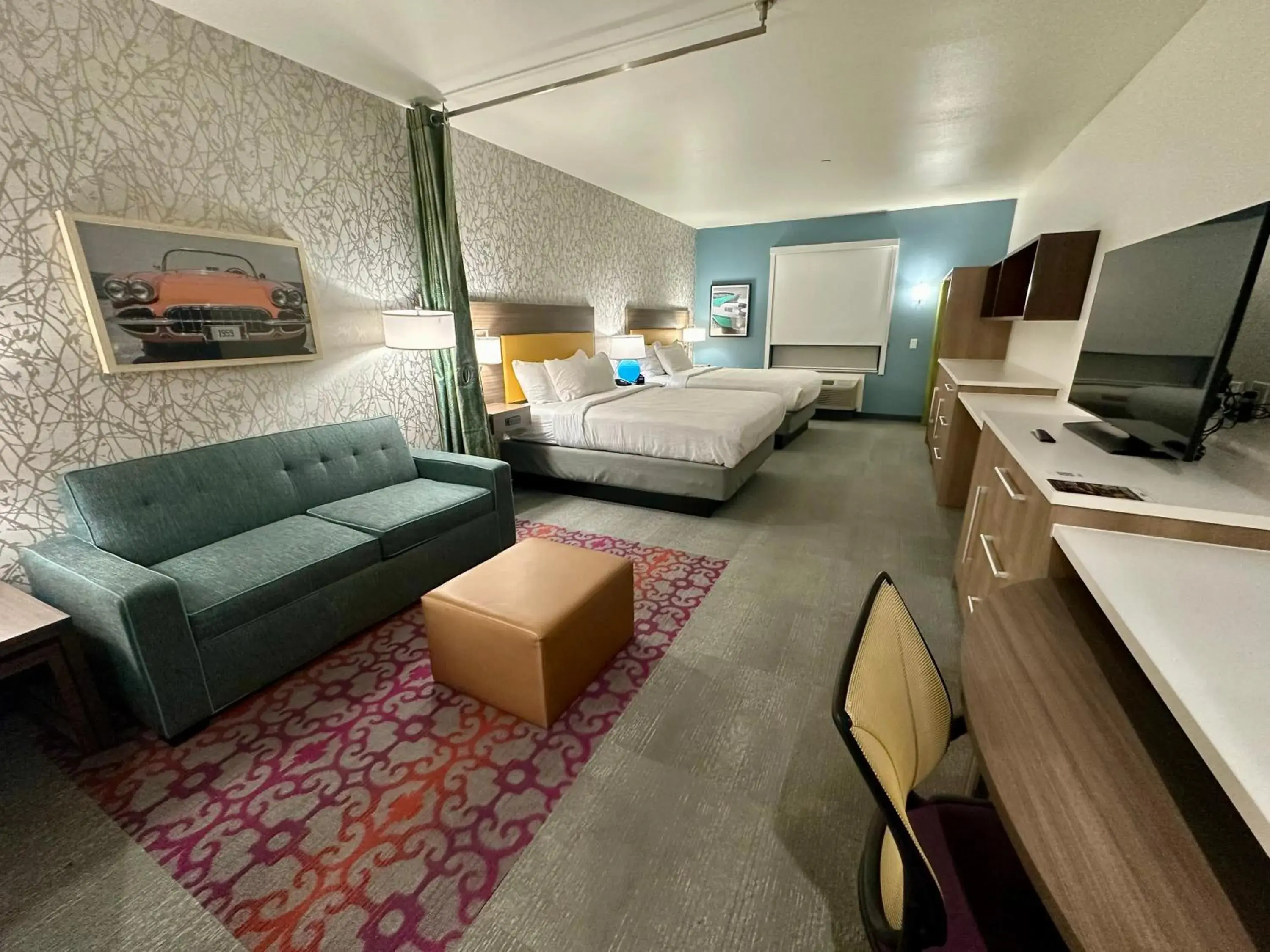 Queen Studio with Two Queen Beds - Non-Smoking in Home2 Suites By Hilton Amarillo East Queen Studio with Two Queen Beds - Non-Smoking in Home2 Suites By Hilton Amarillo East