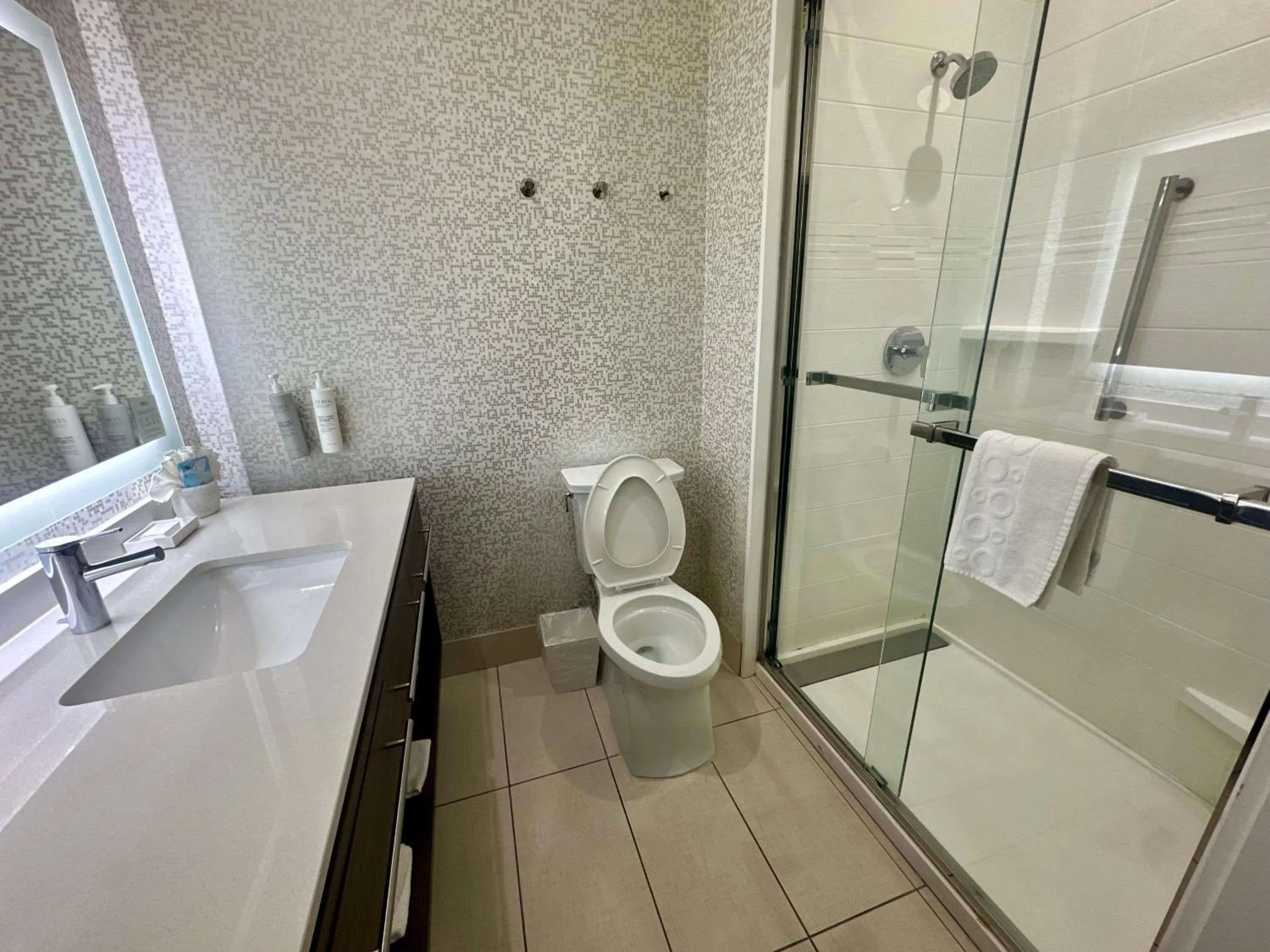 Shower in Home2 Suites By Hilton Amarillo East