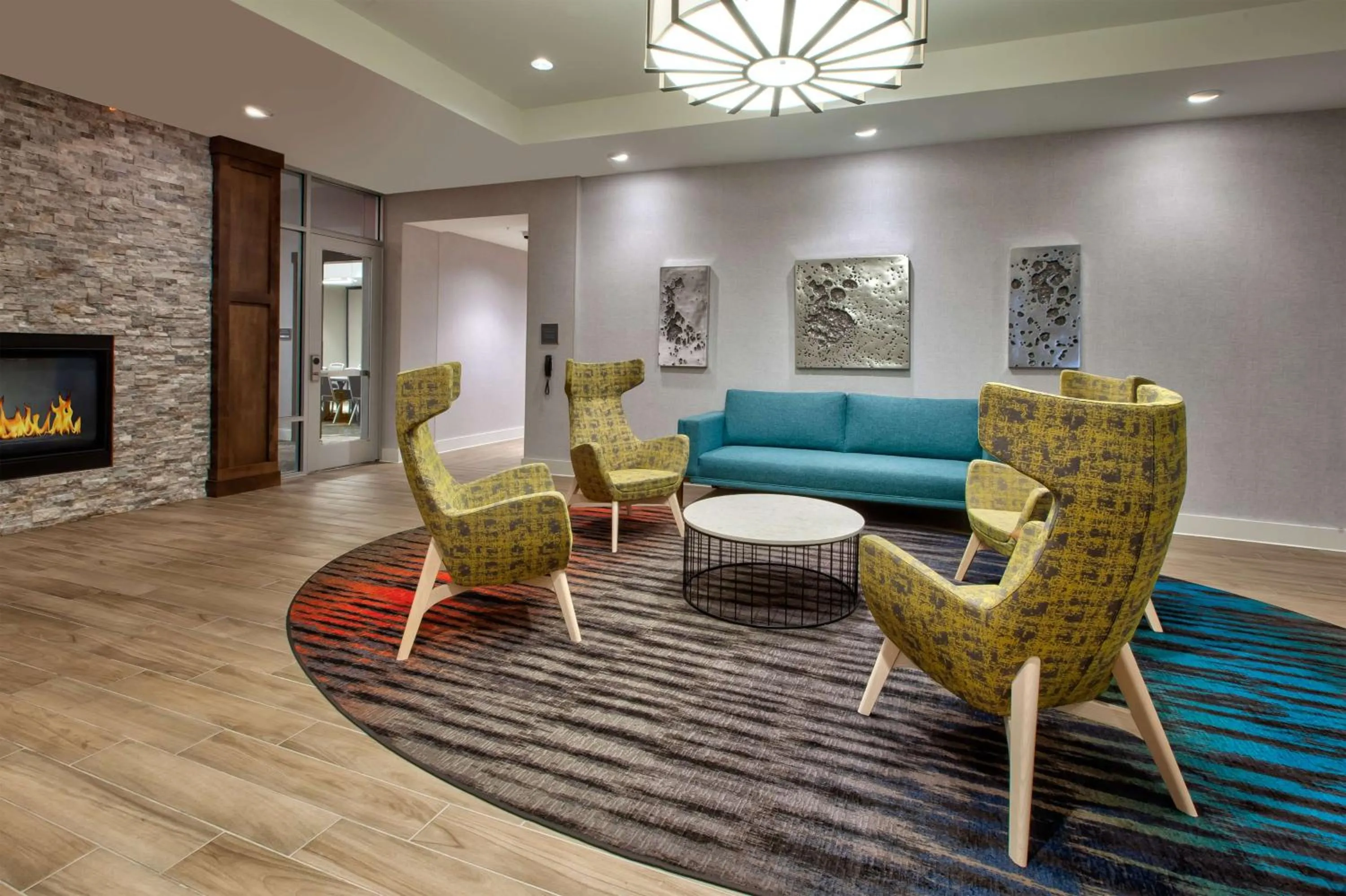 Lobby or reception in Homewood Suites By Hilton Columbus Easton, Oh