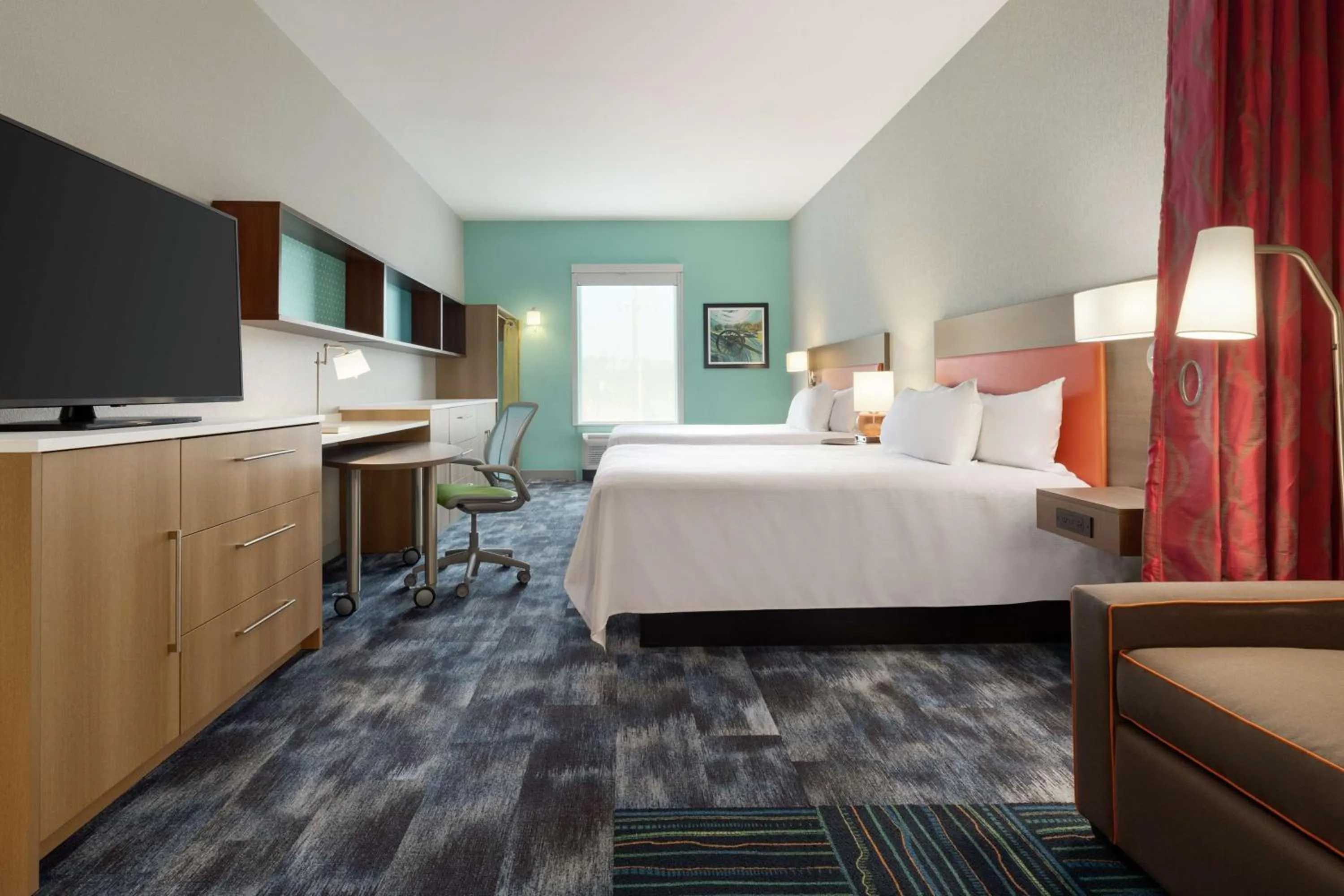 Bedroom, Bed in Home2 Suites By Hilton Vicksburg, Ms