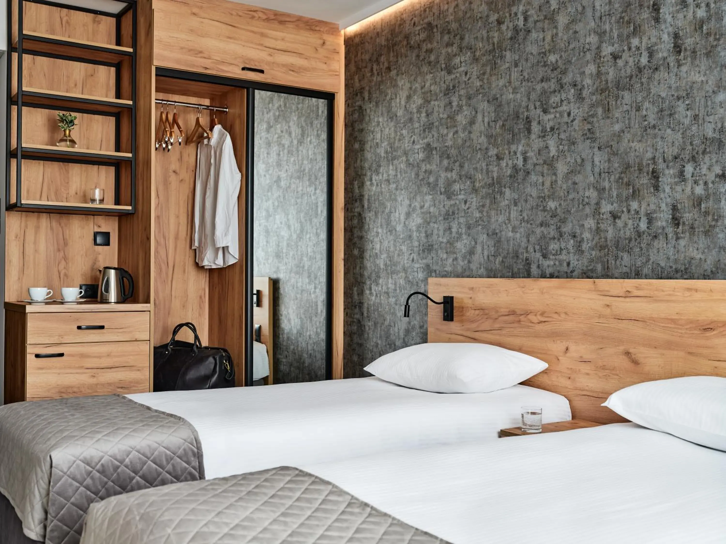 Bed in 1891 Garni Hotel Bed in 1891 Garni Hotel