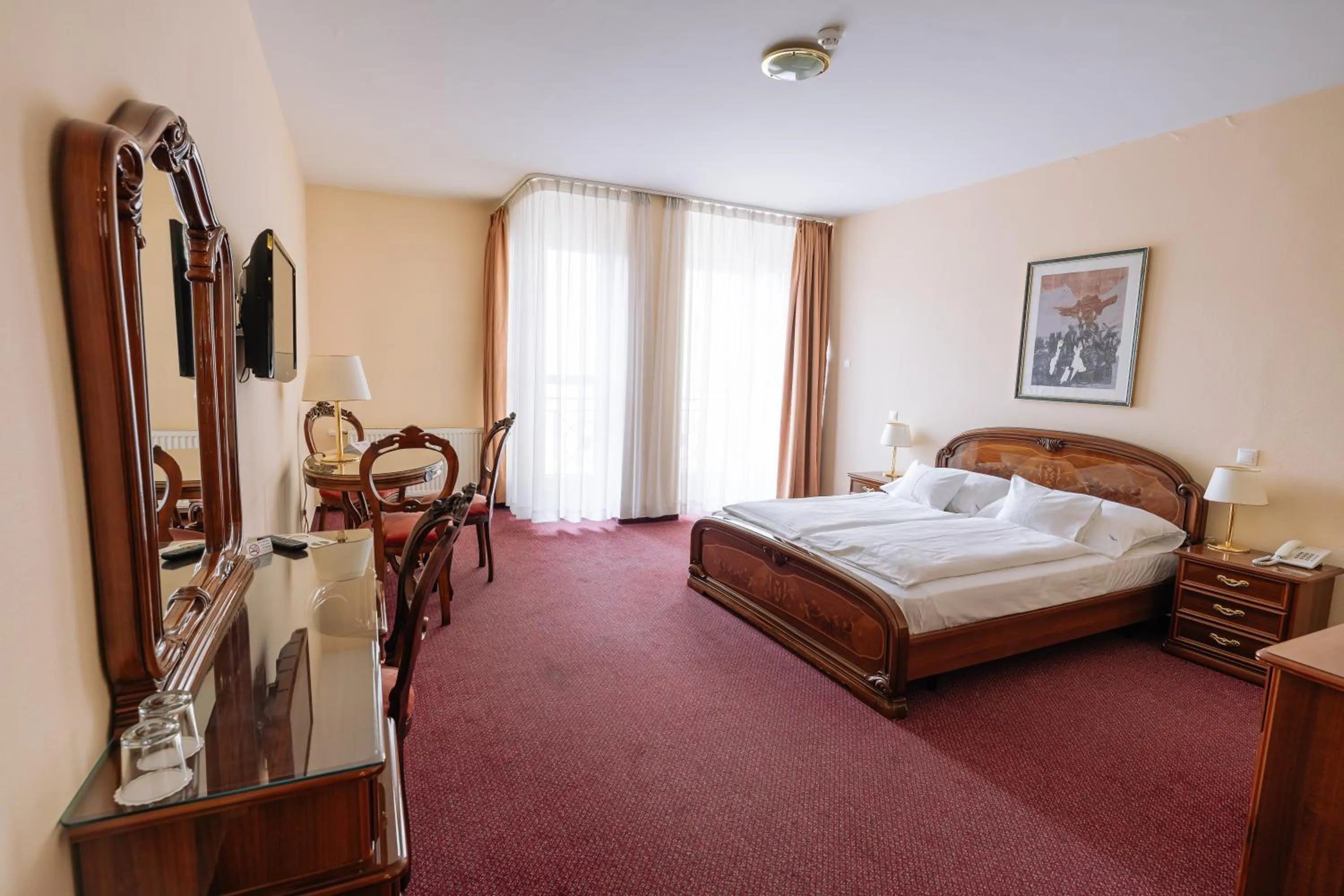 Bed in Pannonia Hotel