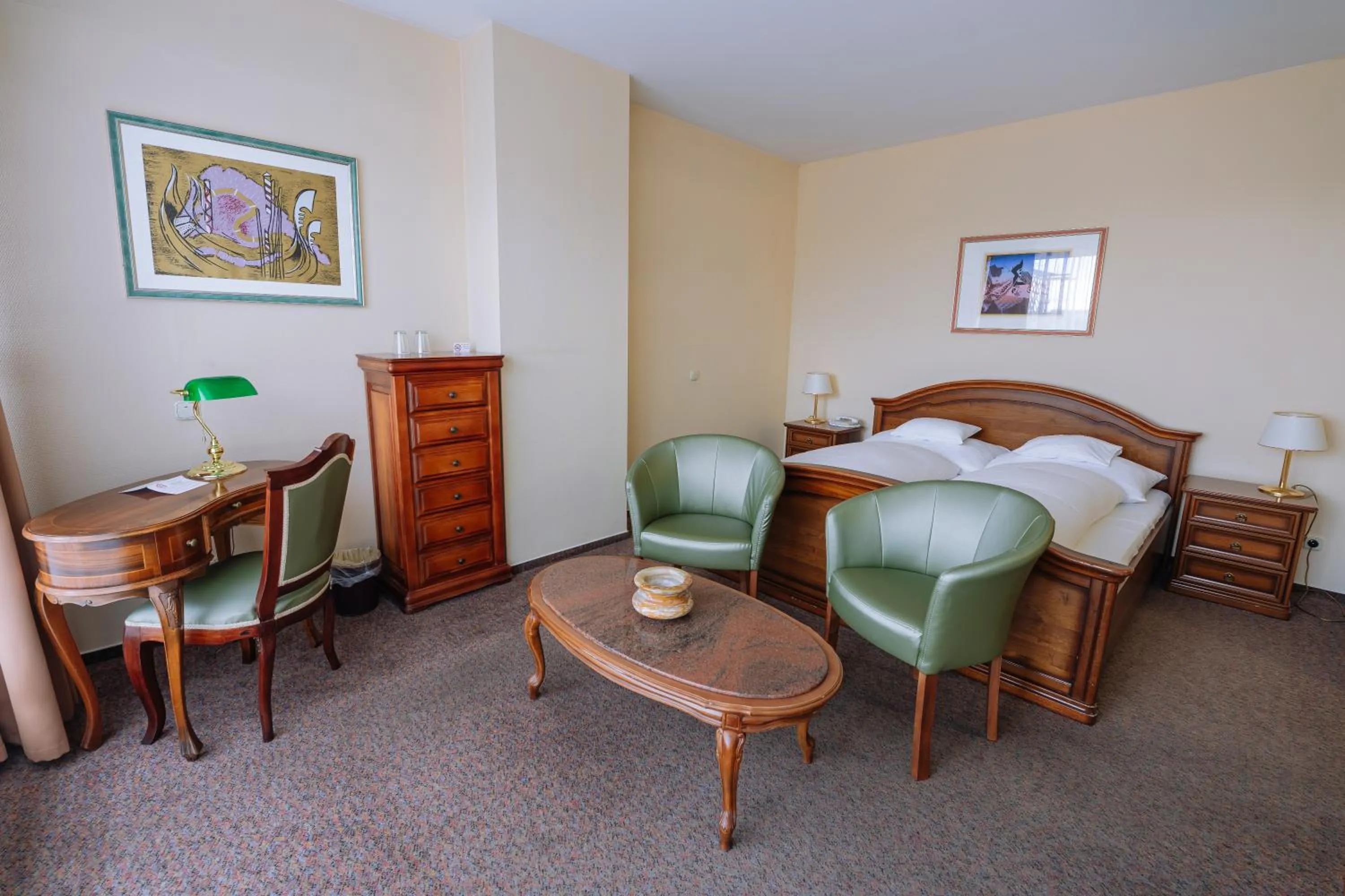 Bed in Pannonia Hotel