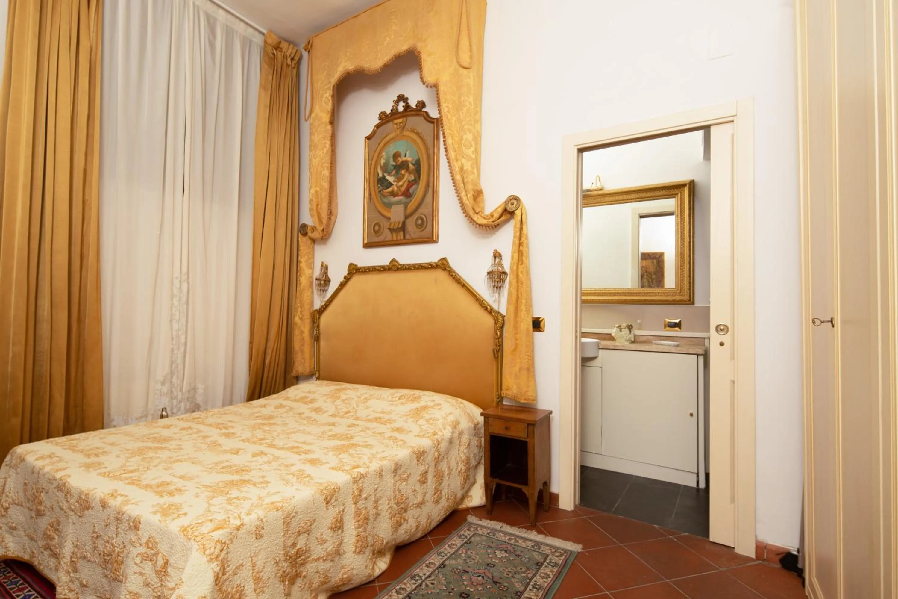 Bed in Bardi Suite by Mmega