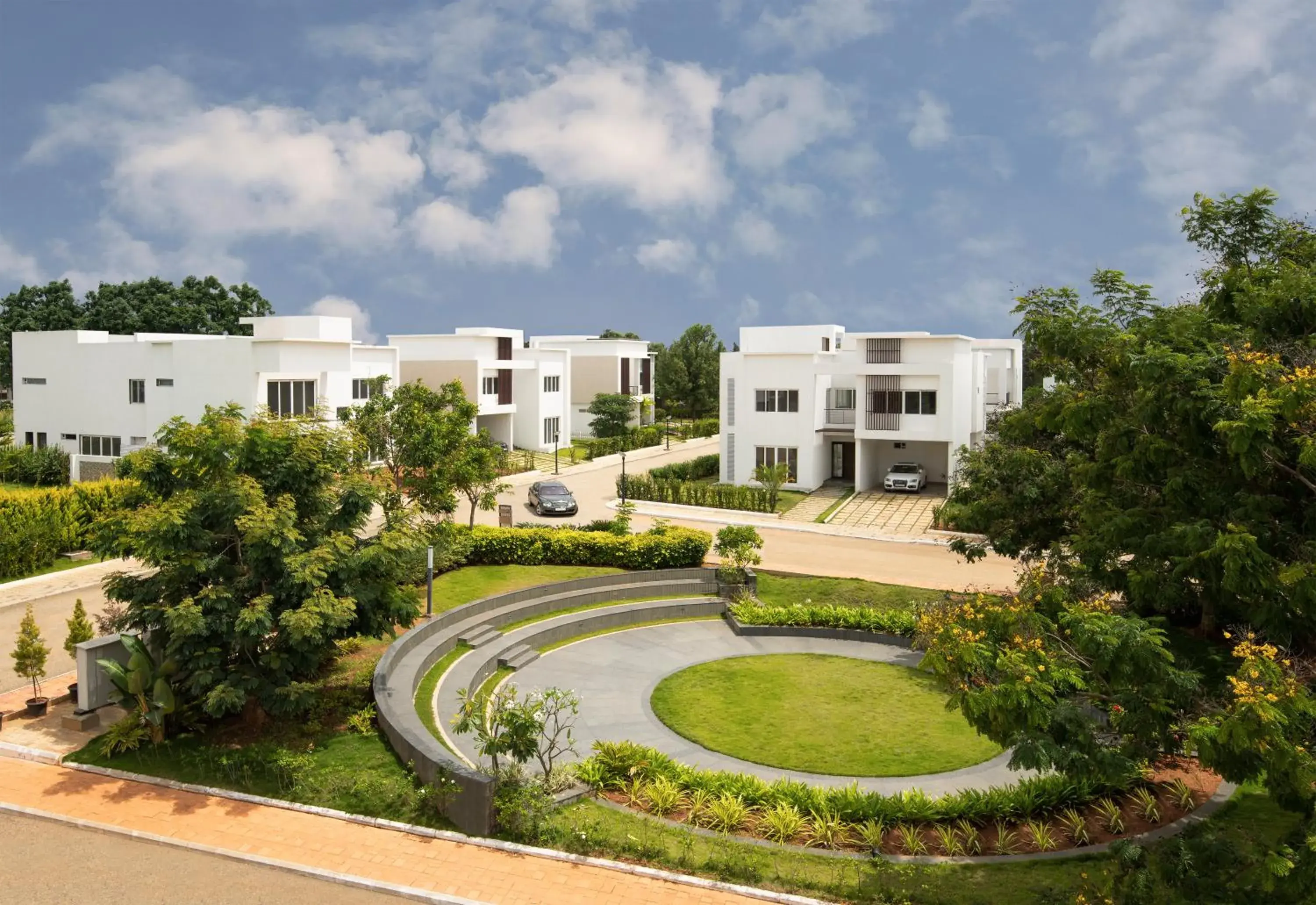 Garden view in Spree Resort At Century Wintersun Garden view in Spree Resort At Century Wintersun