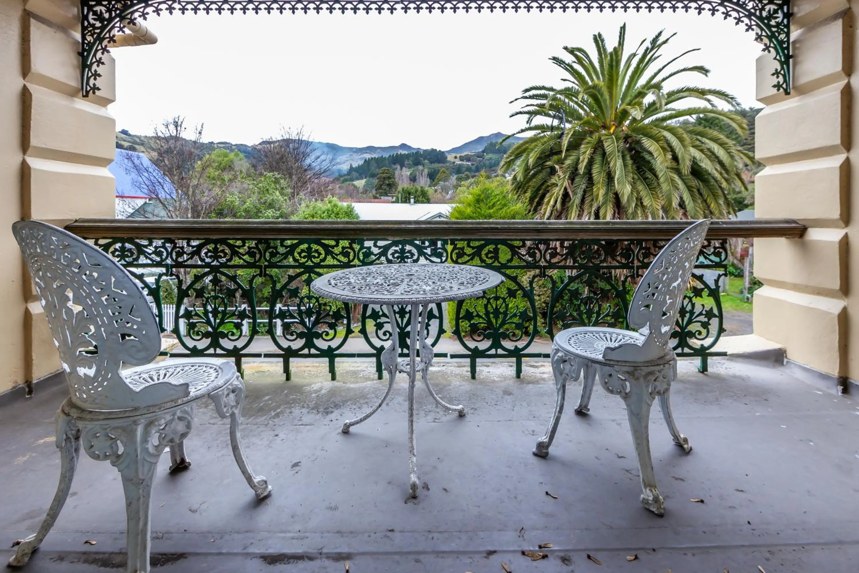 Balcony/Terrace in The Grand Hotel & Bar - Akaroa