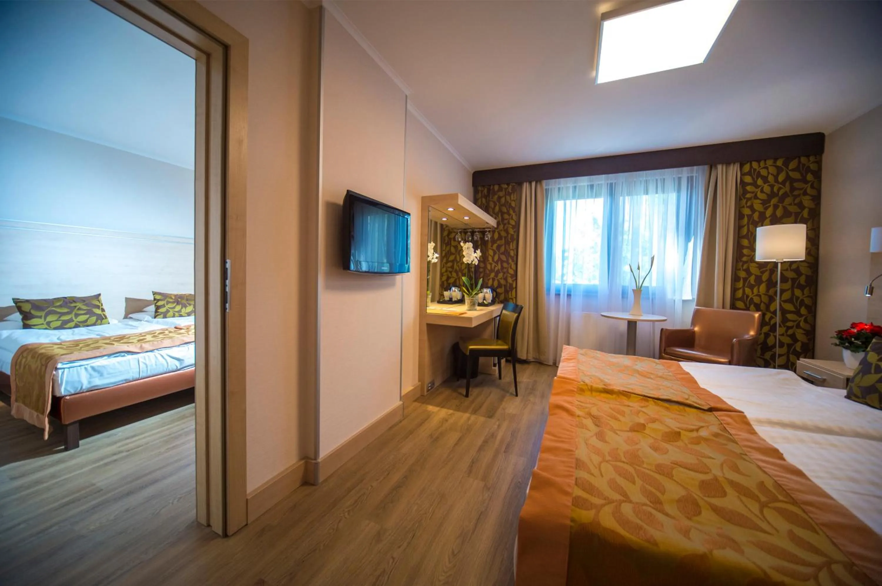 Spring, Bed in Hotel Sopron