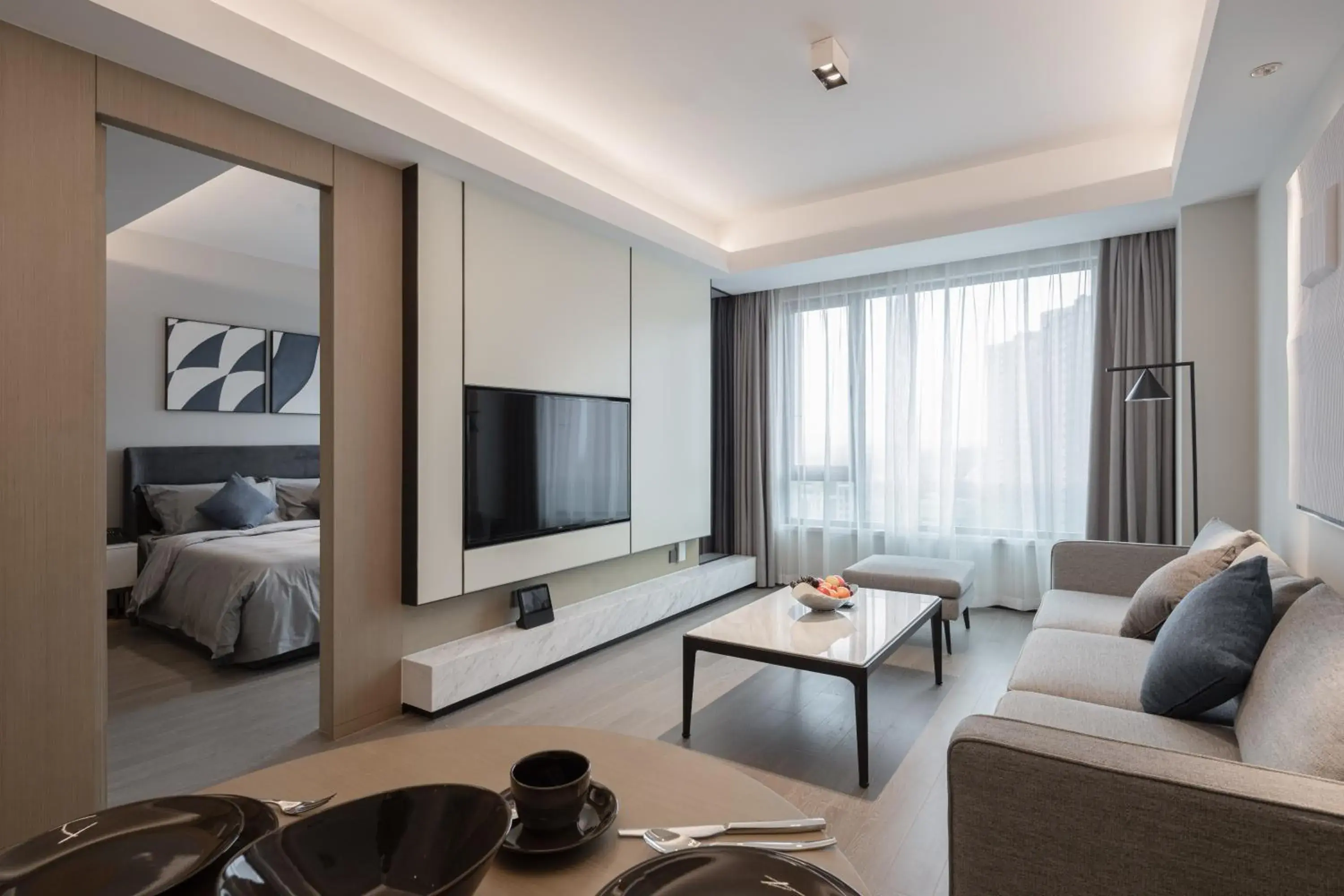 Bed in ParcVue Hotel Residence Nanjing Bed in ParcVue Hotel Residence Nanjing