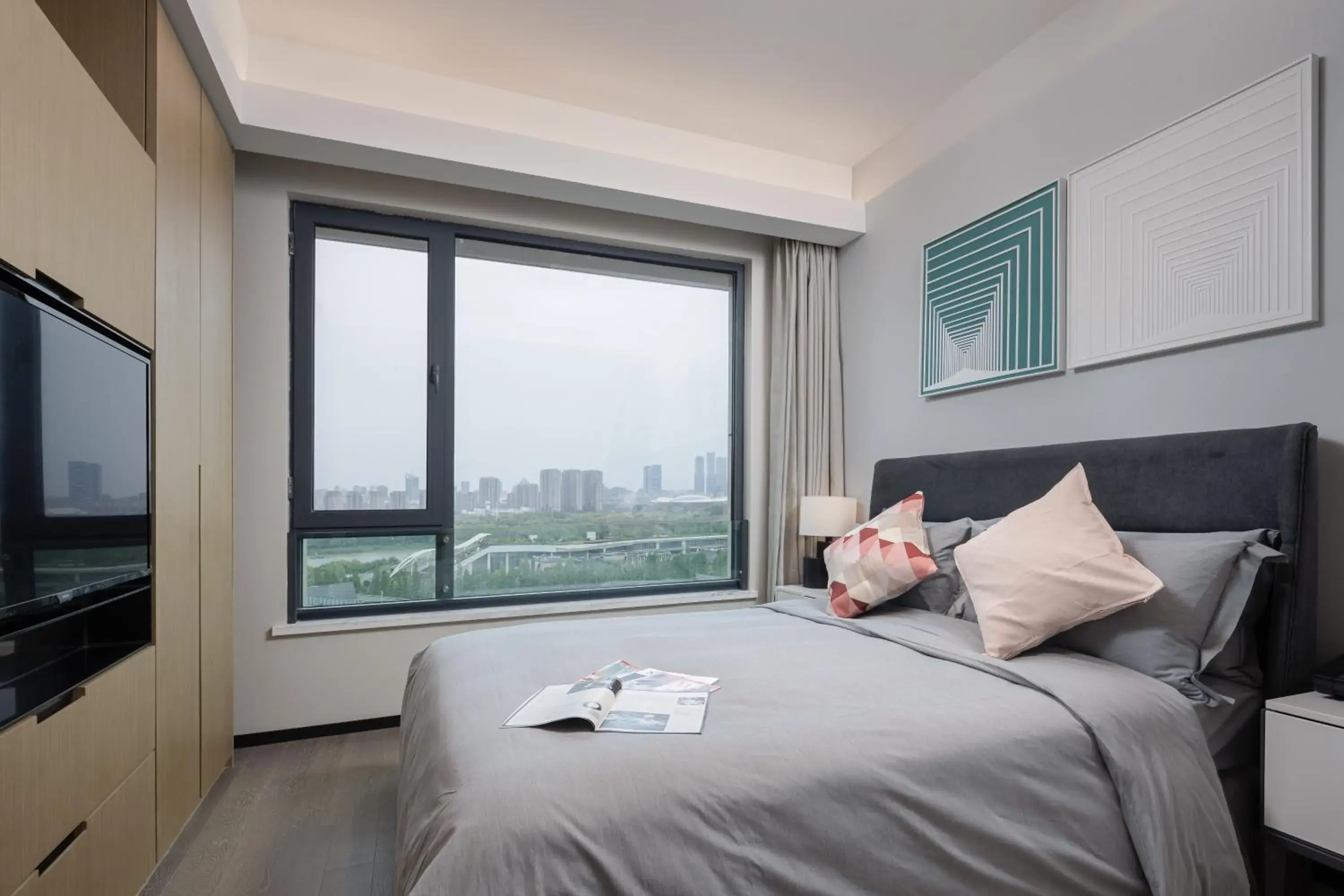 Bed in ParcVue Hotel Residence Nanjing Bed in ParcVue Hotel Residence Nanjing