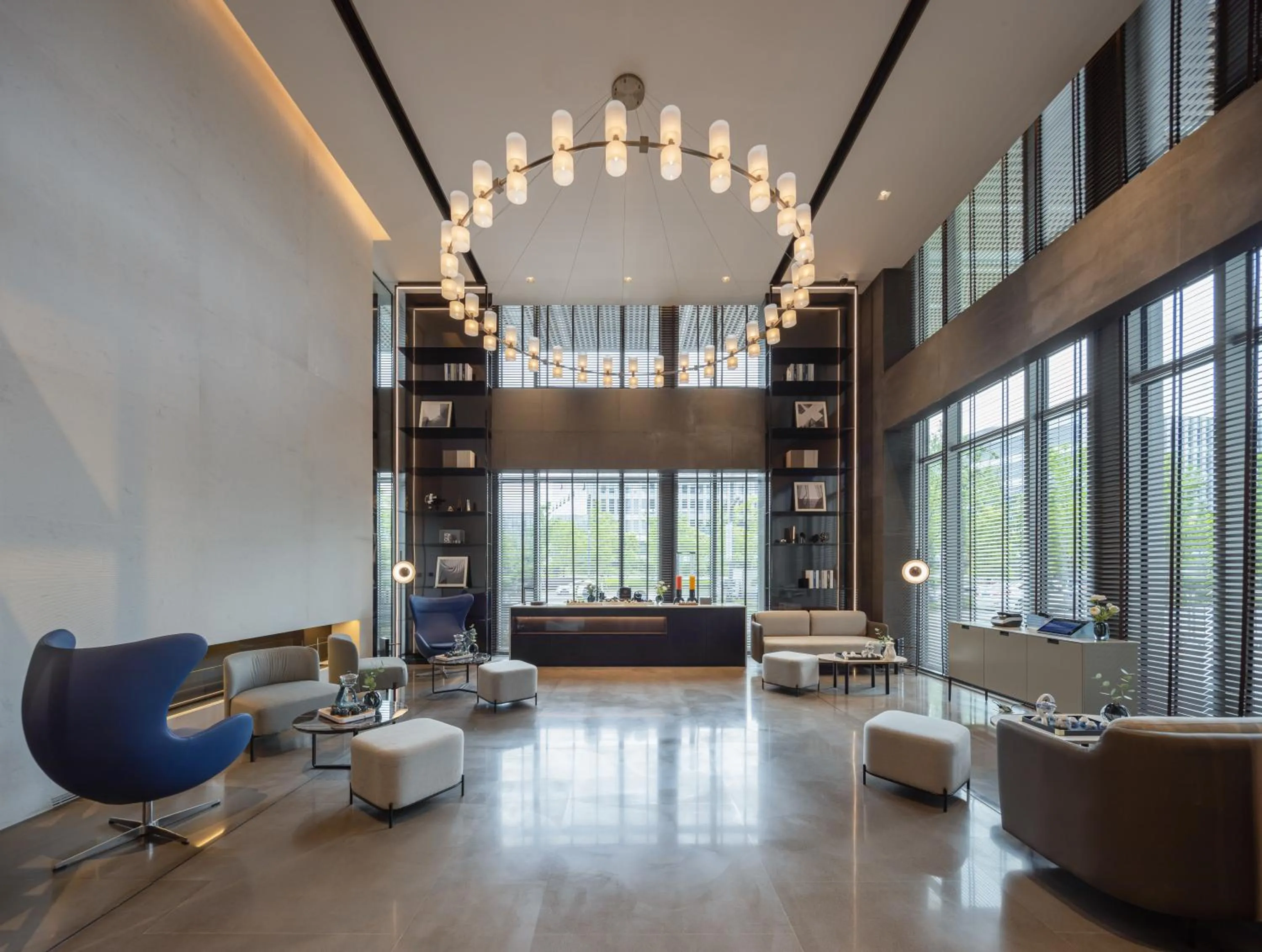Lobby or reception in ParcVue Hotel Residence Nanjing