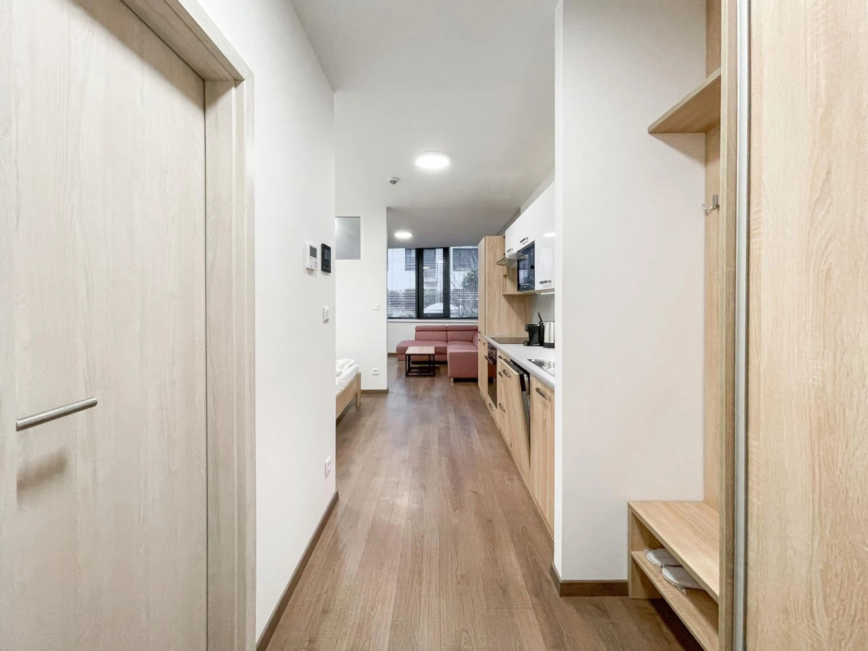 Kitchen or kitchenette in Metropolitan Star Apart Hotel