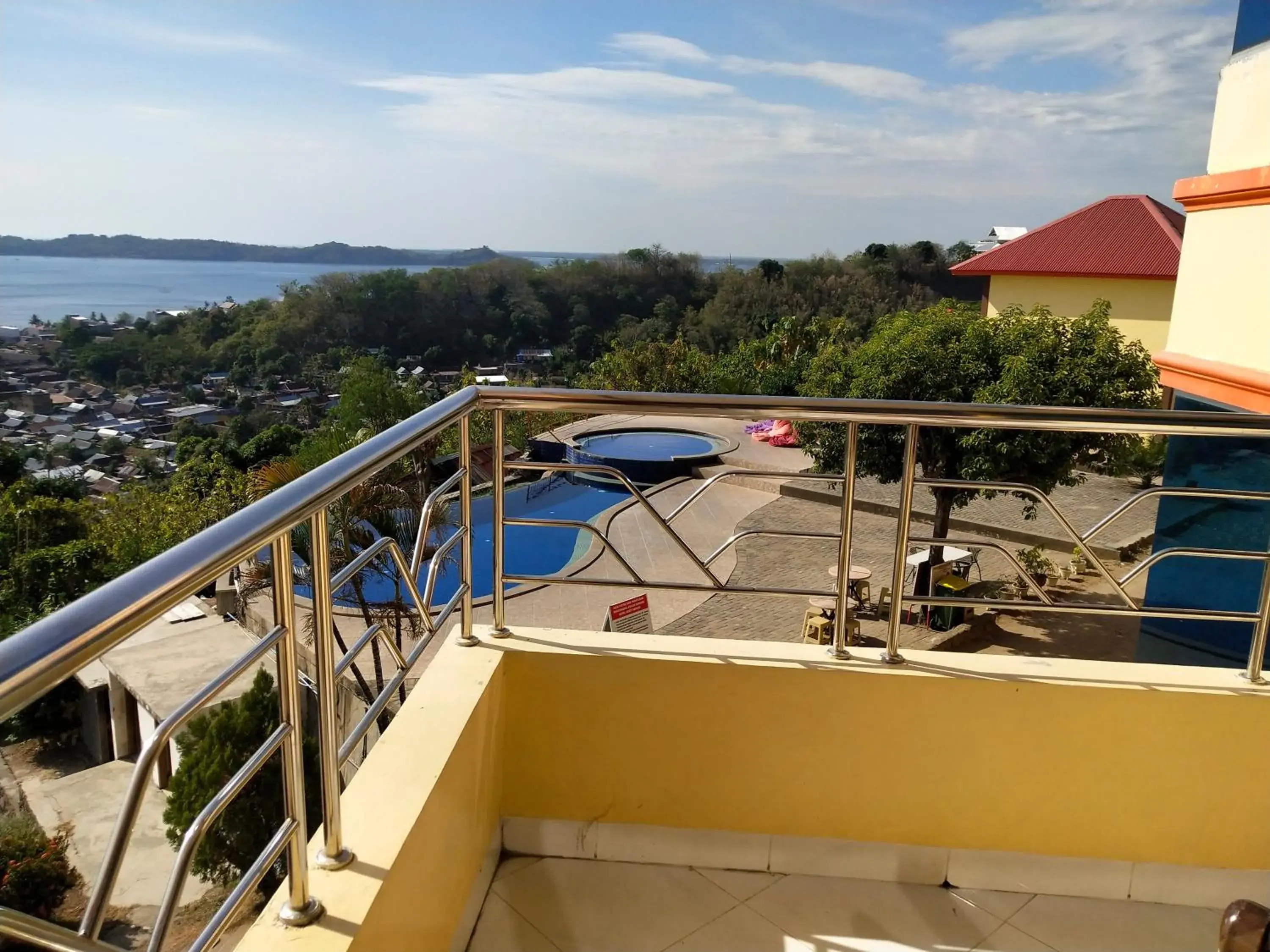 Deluxe Double Room with Balcony and Sea View in Bukit Kenari Hotel & Restaurant Deluxe Double Room with Balcony and Sea View in Bukit Kenari Hotel & Restaurant