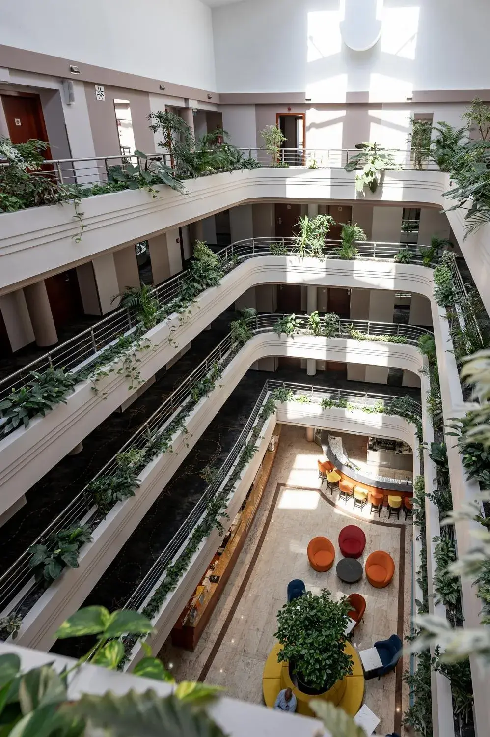 Lobby or reception in Airport Hotel Budapest Lobby or reception in Airport Hotel Budapest