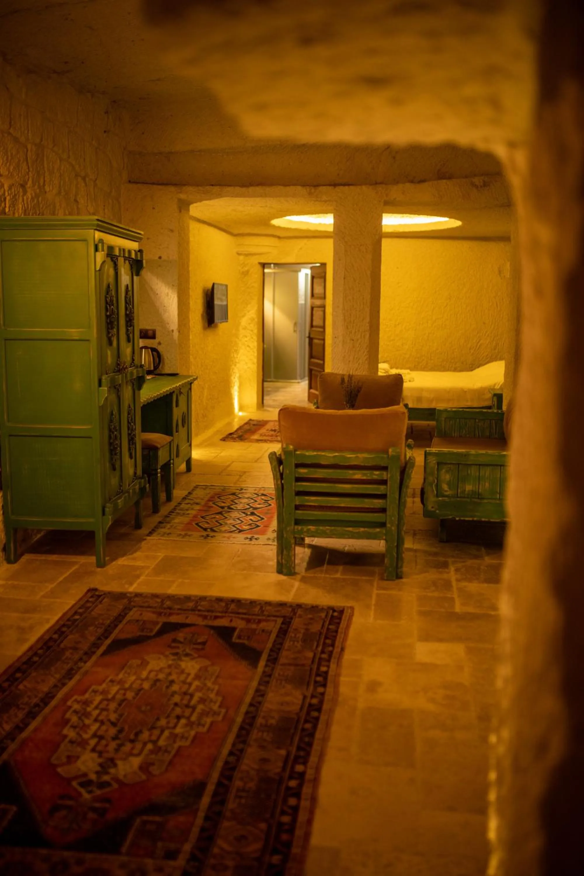 Living room in Pome Granate Cave Hotel