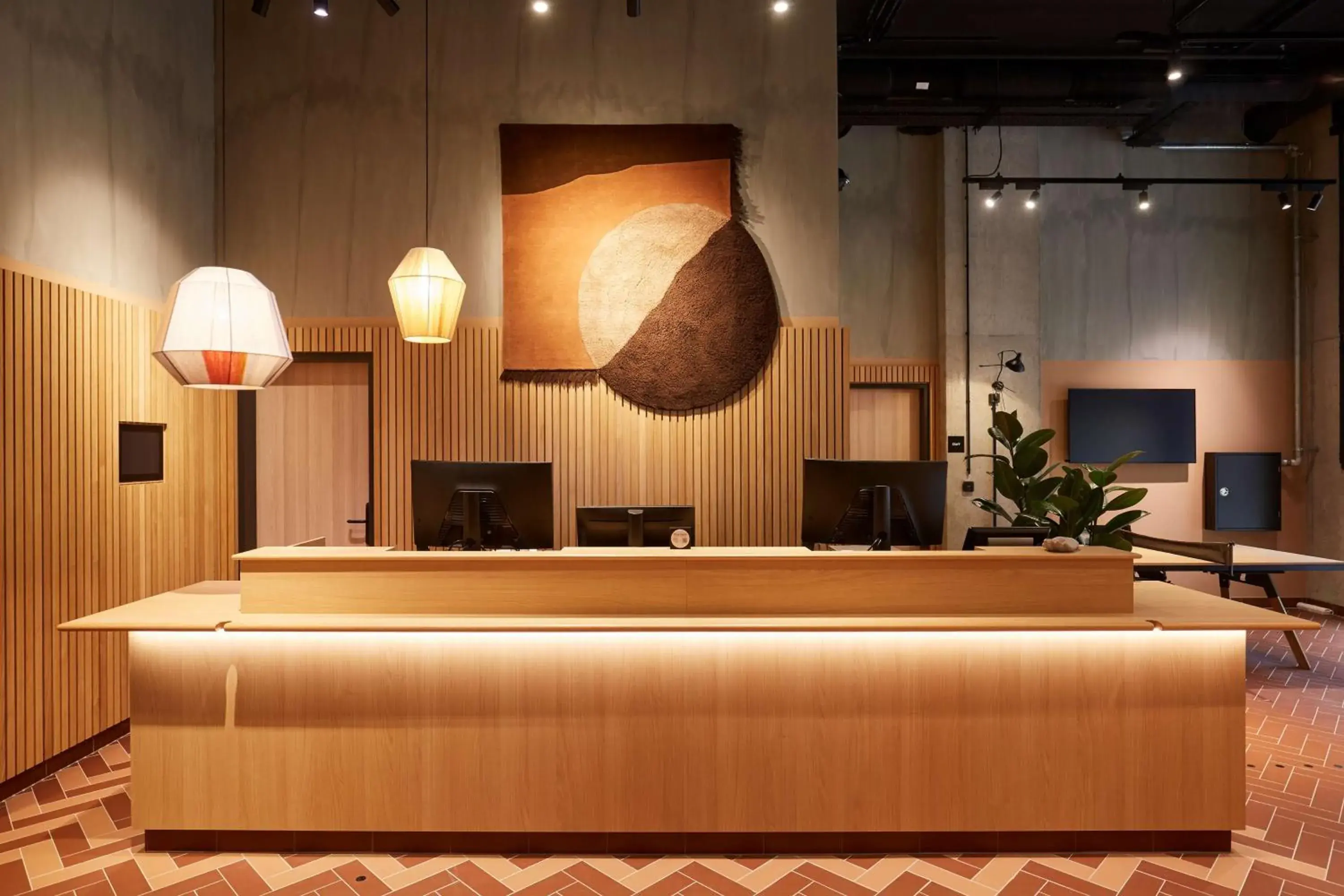 Lobby or reception in Scandic München Macherei Lobby or reception in Scandic München Macherei