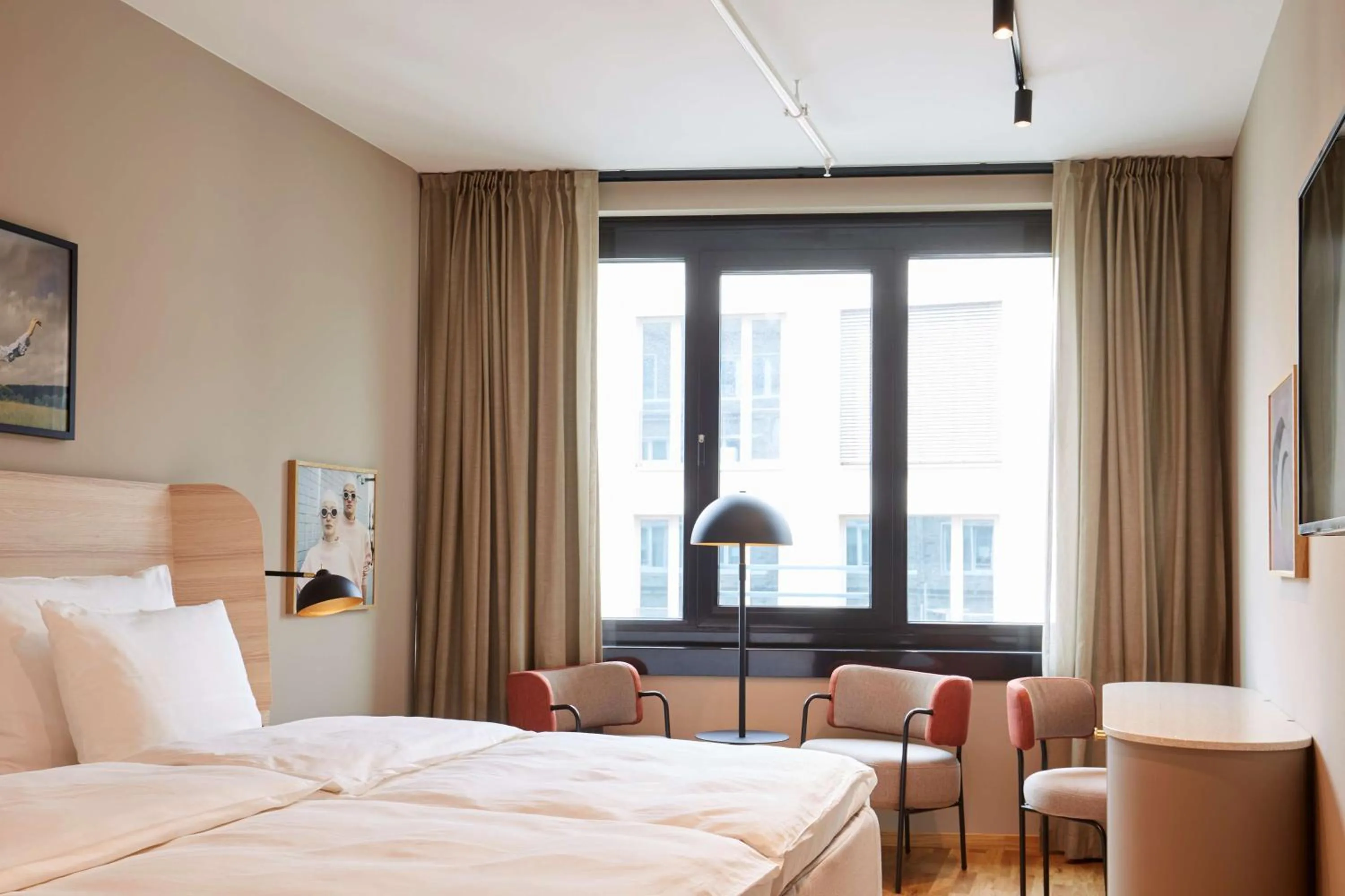 Bedroom, Bed in Scandic München Macherei