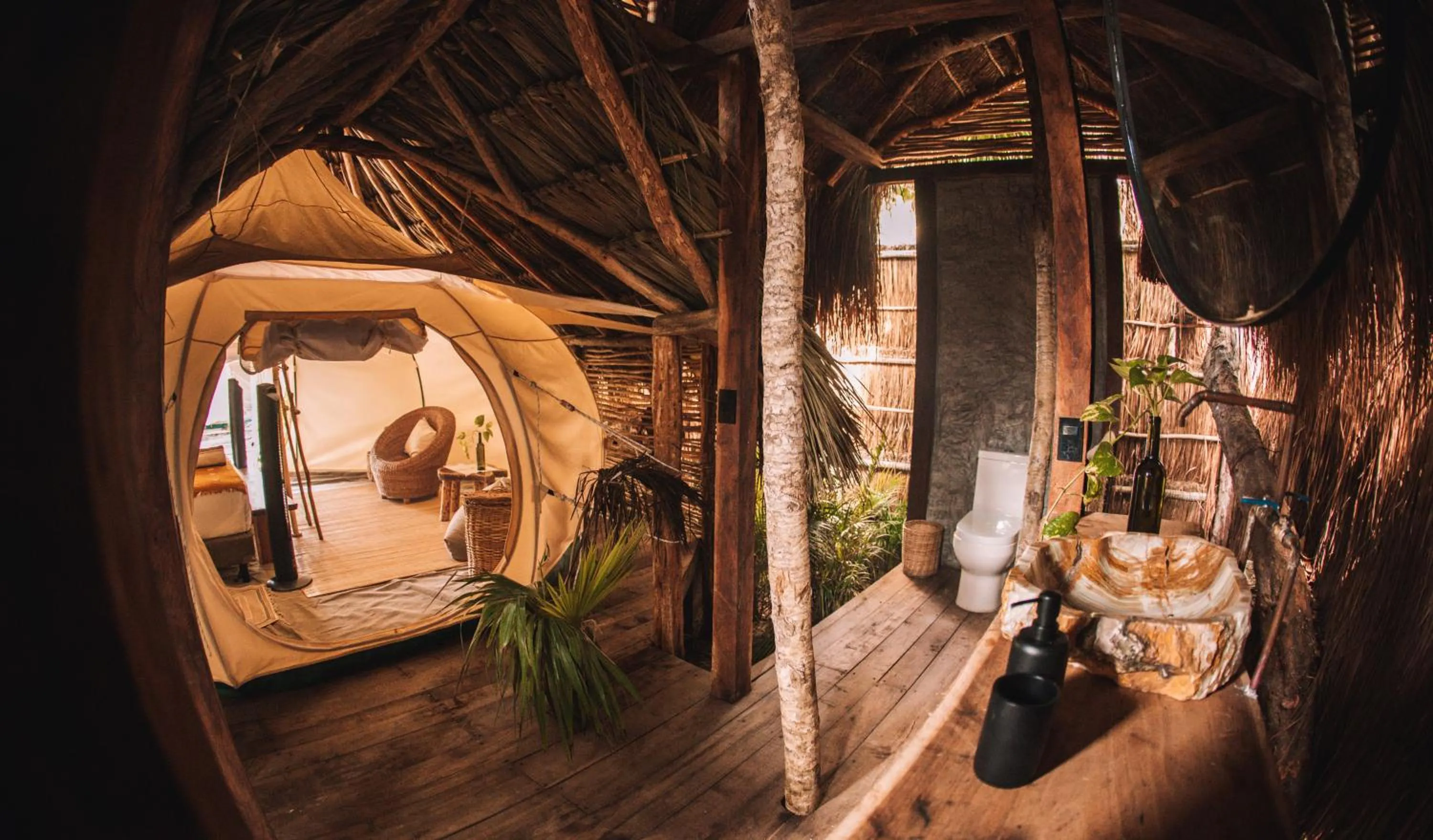 Bathroom in Uman Glamping & Cenote Tulum