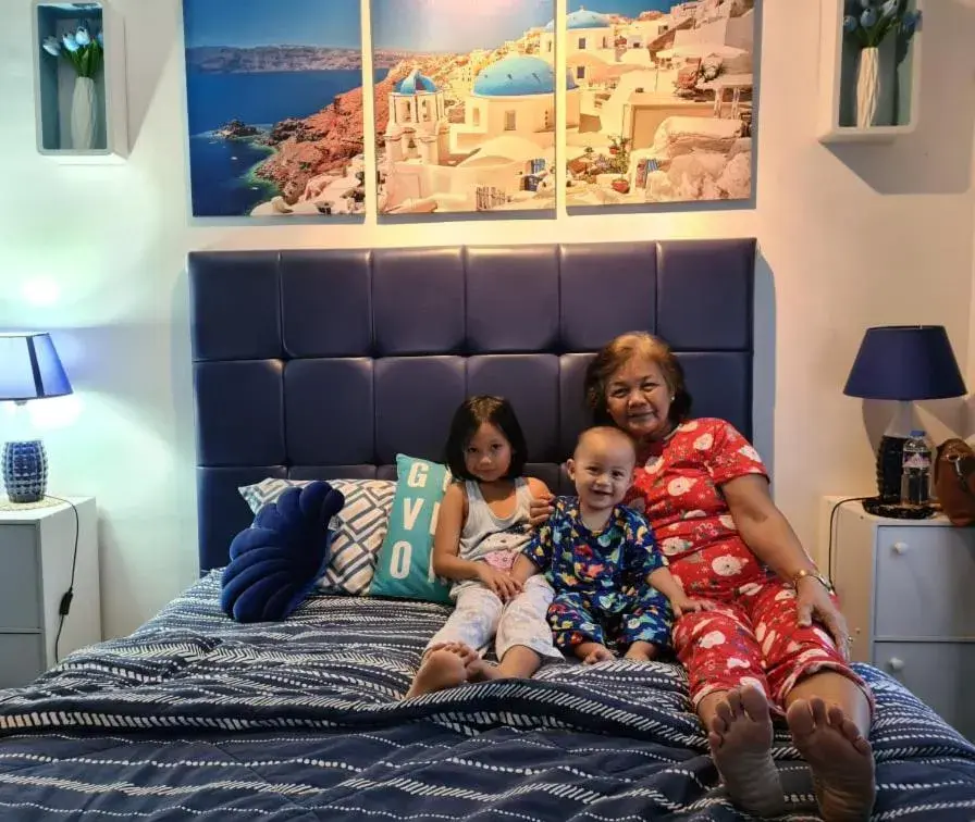 Bed in Casa Ayesha Sweet Staycation at La Bella Tagaytay Bed in Casa Ayesha Sweet Staycation at La Bella Tagaytay