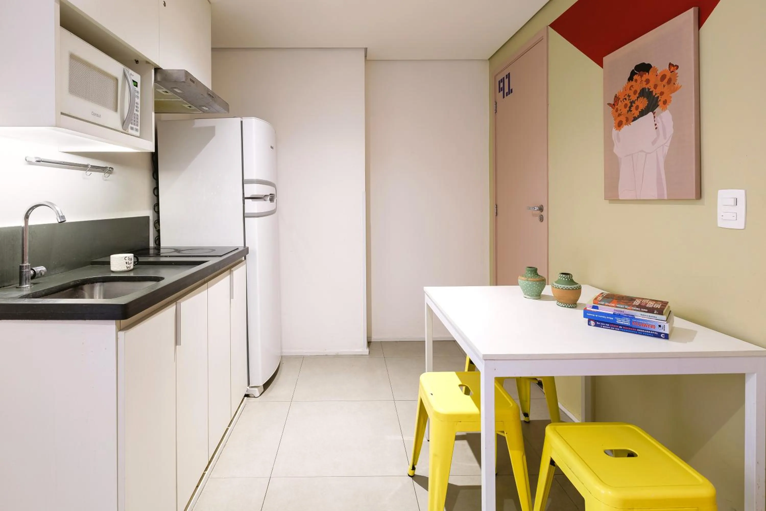 Kitchen or kitchenette in Hotel Centro 433