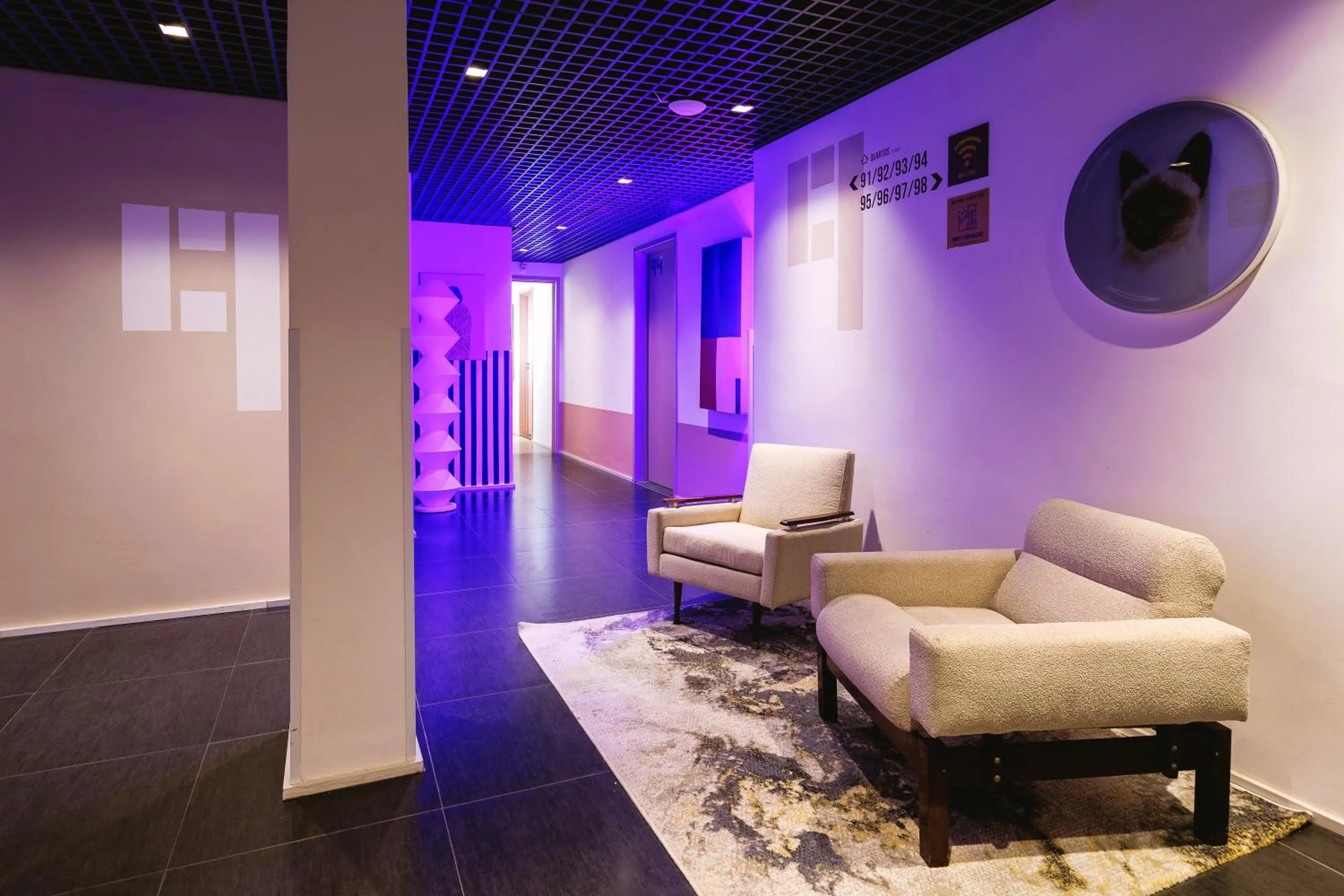 Seating area in Hotel Centro 433