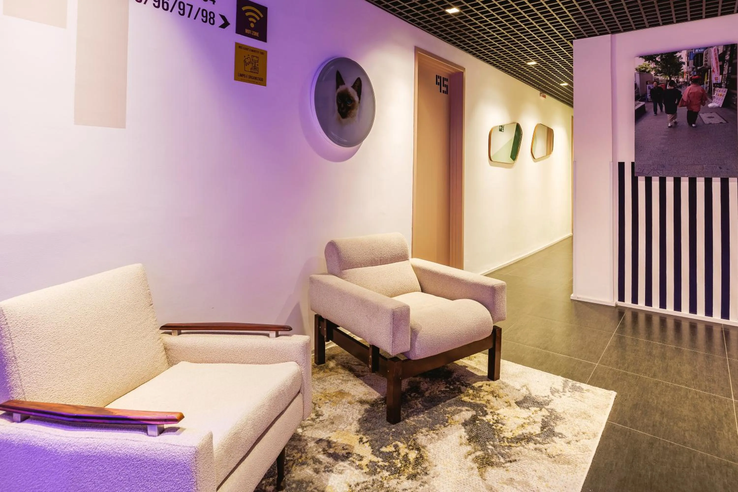 Seating area in Hotel Centro 433