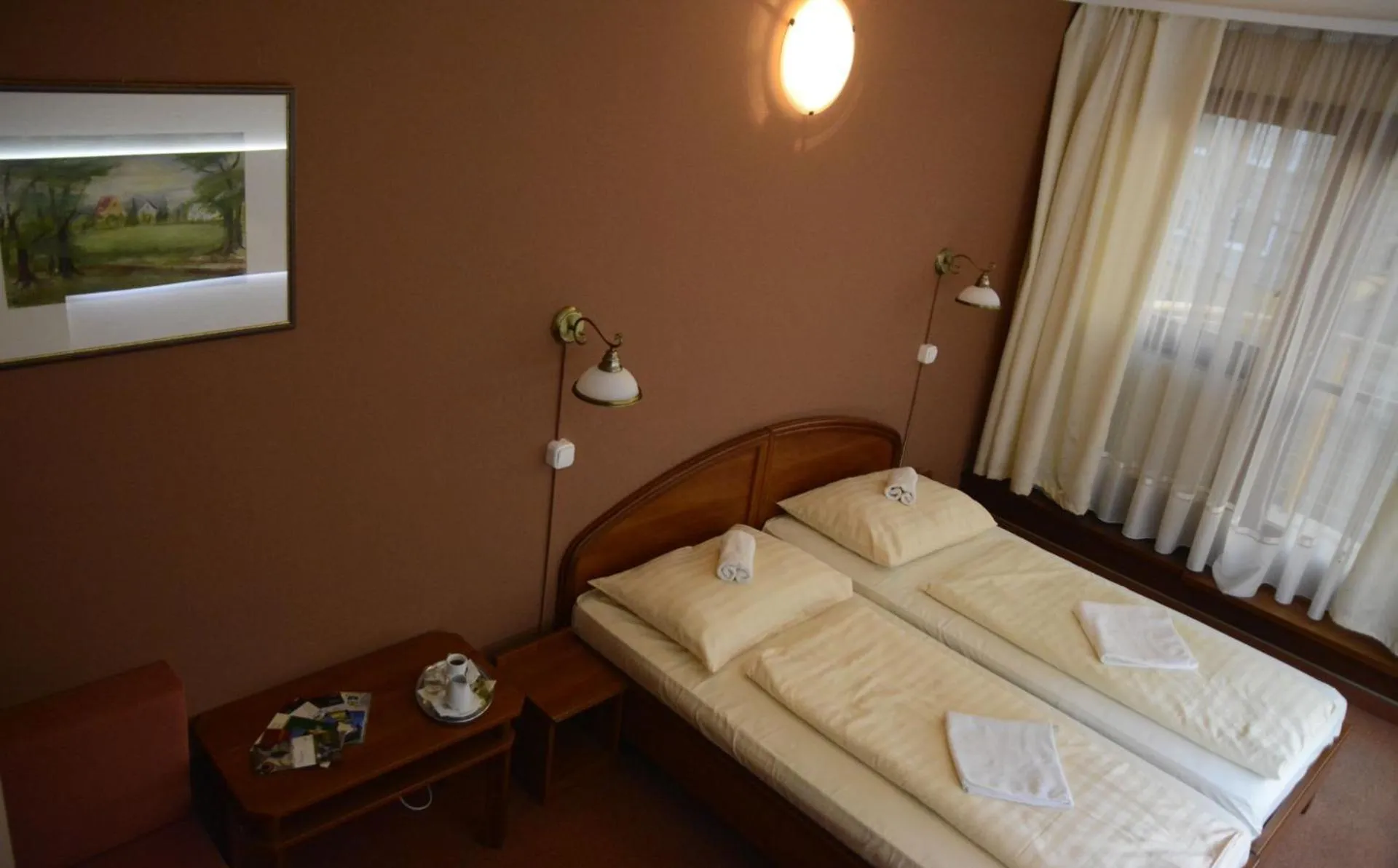 Bed in Hotel Minerva