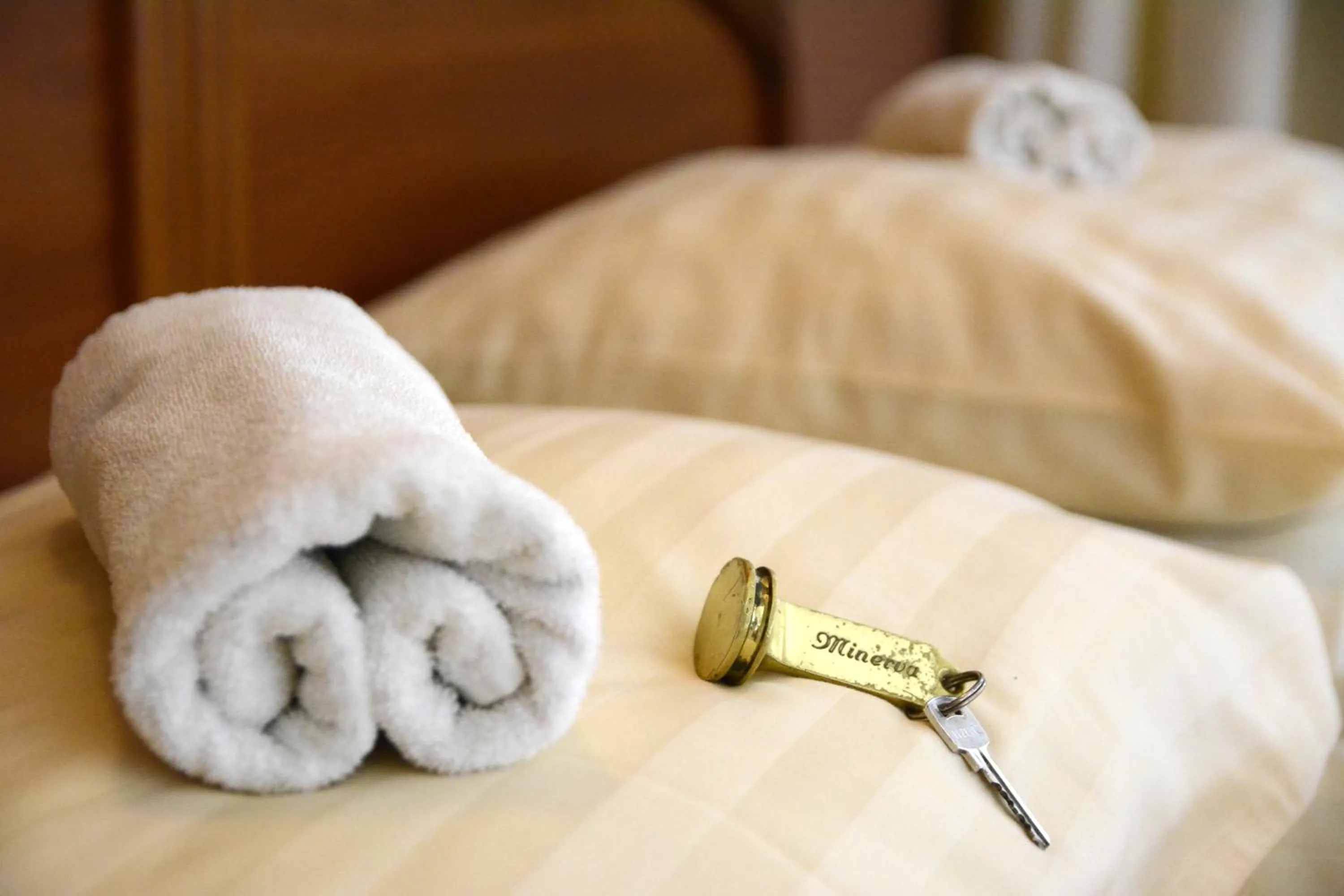 Bed in Hotel Minerva