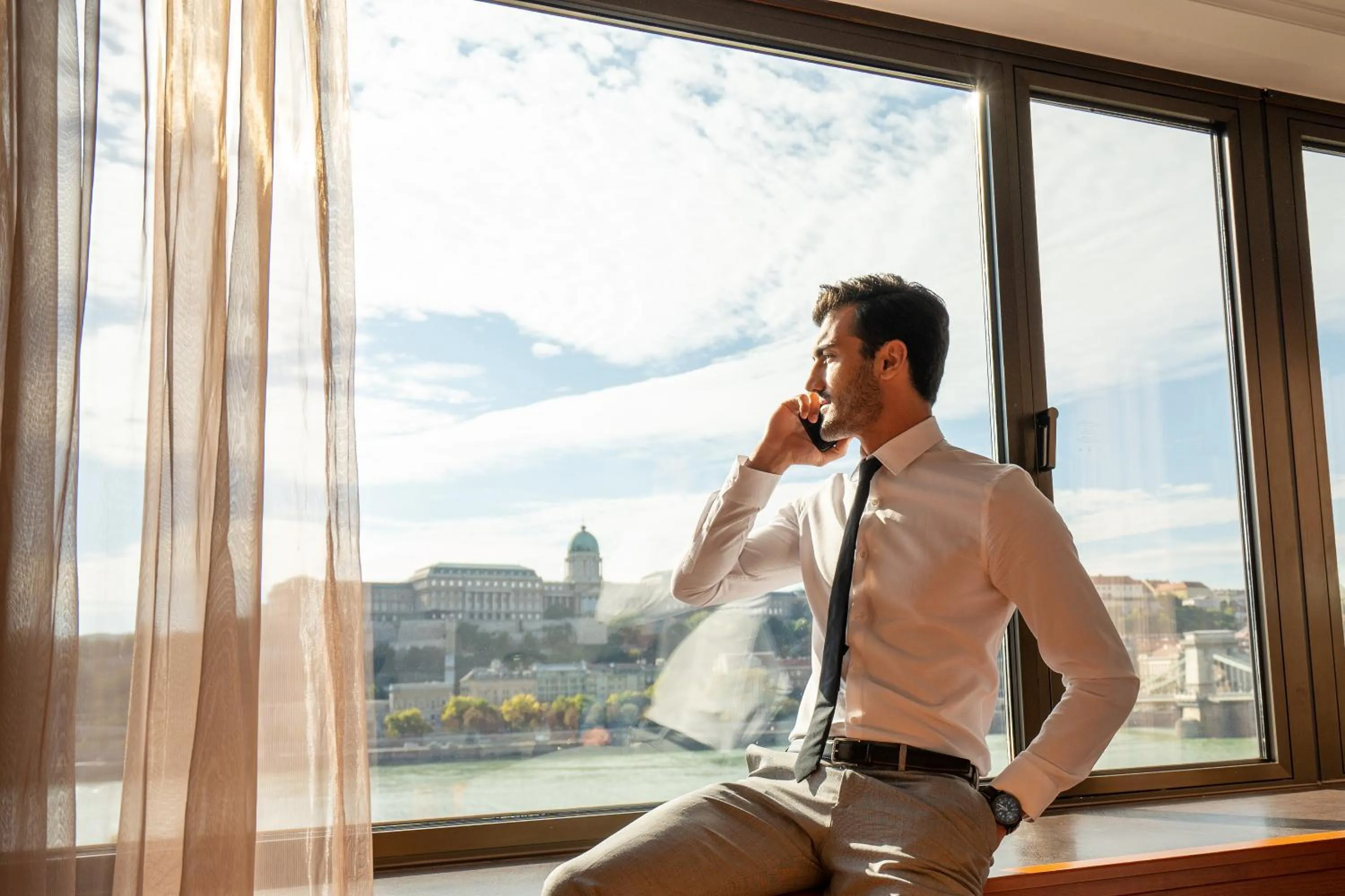 River view in InterContinental Budapest by IHG