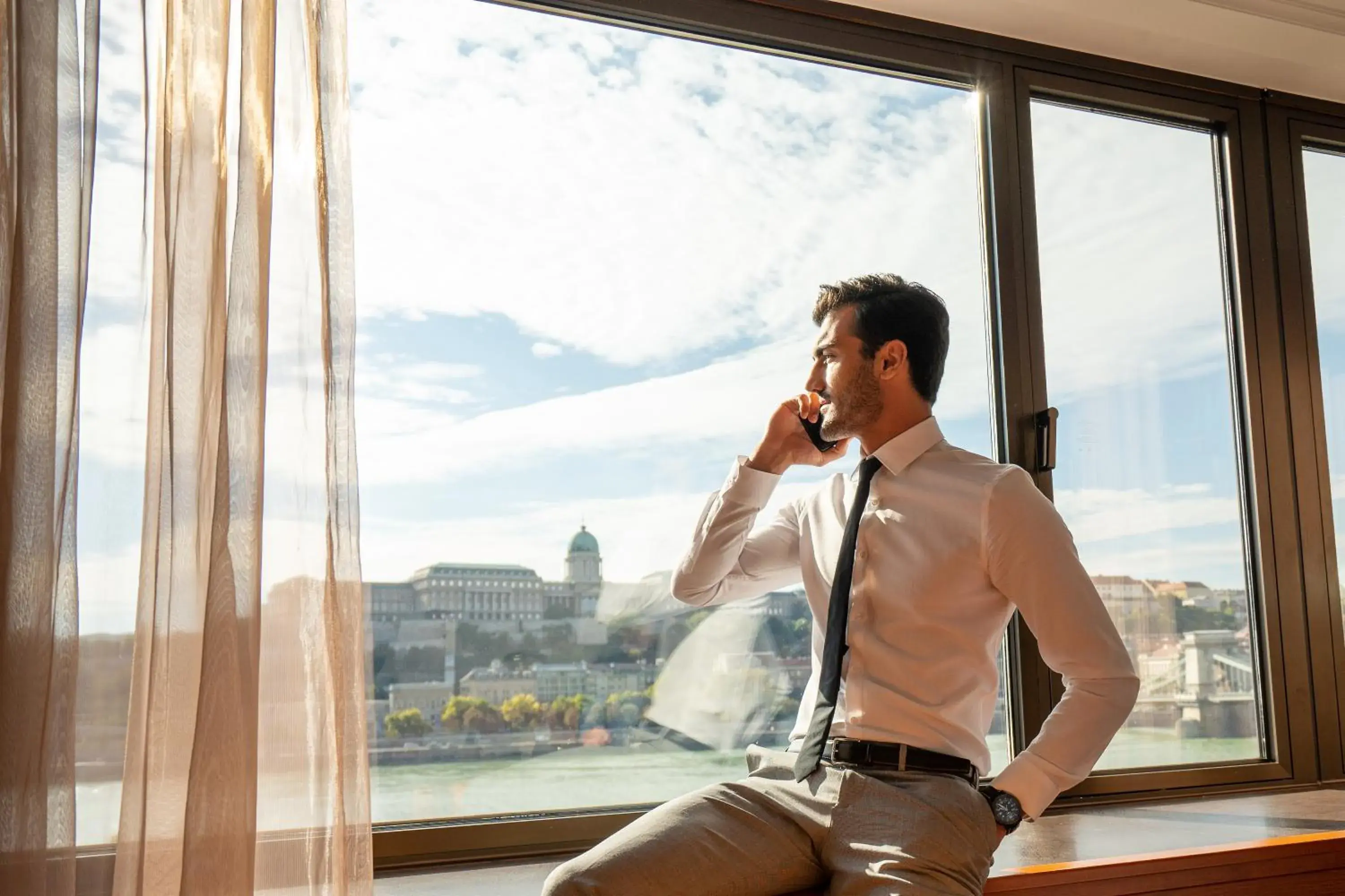 River view in InterContinental Budapest by IHG River view in InterContinental Budapest by IHG