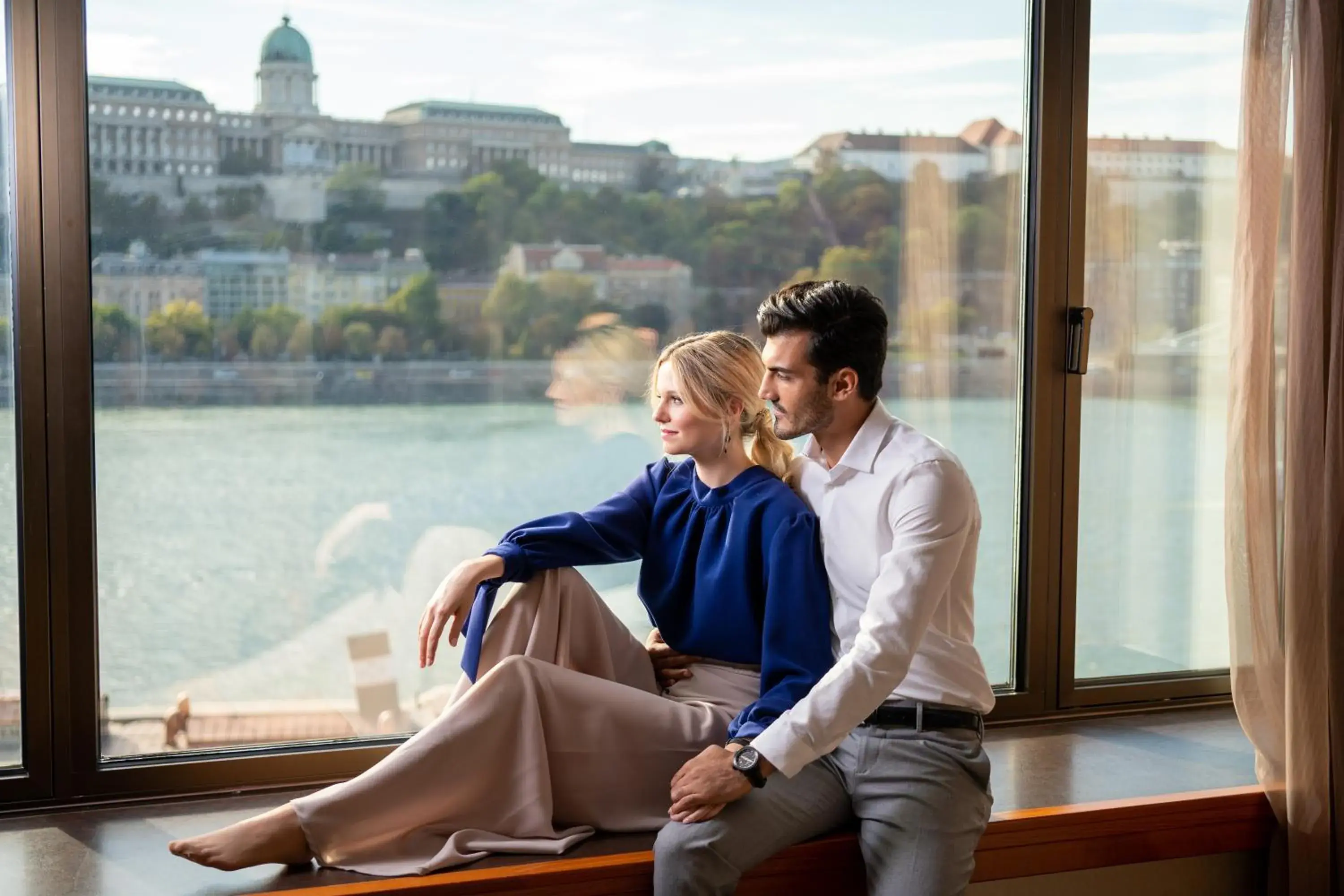 River view in InterContinental Budapest by IHG River view in InterContinental Budapest by IHG