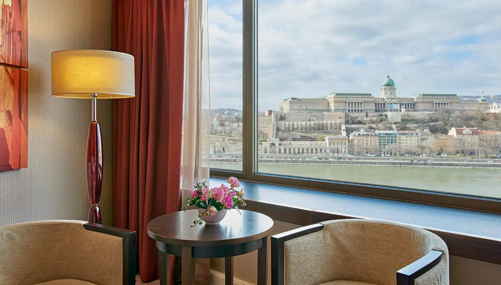 River view in InterContinental Budapest by IHG River view in InterContinental Budapest by IHG