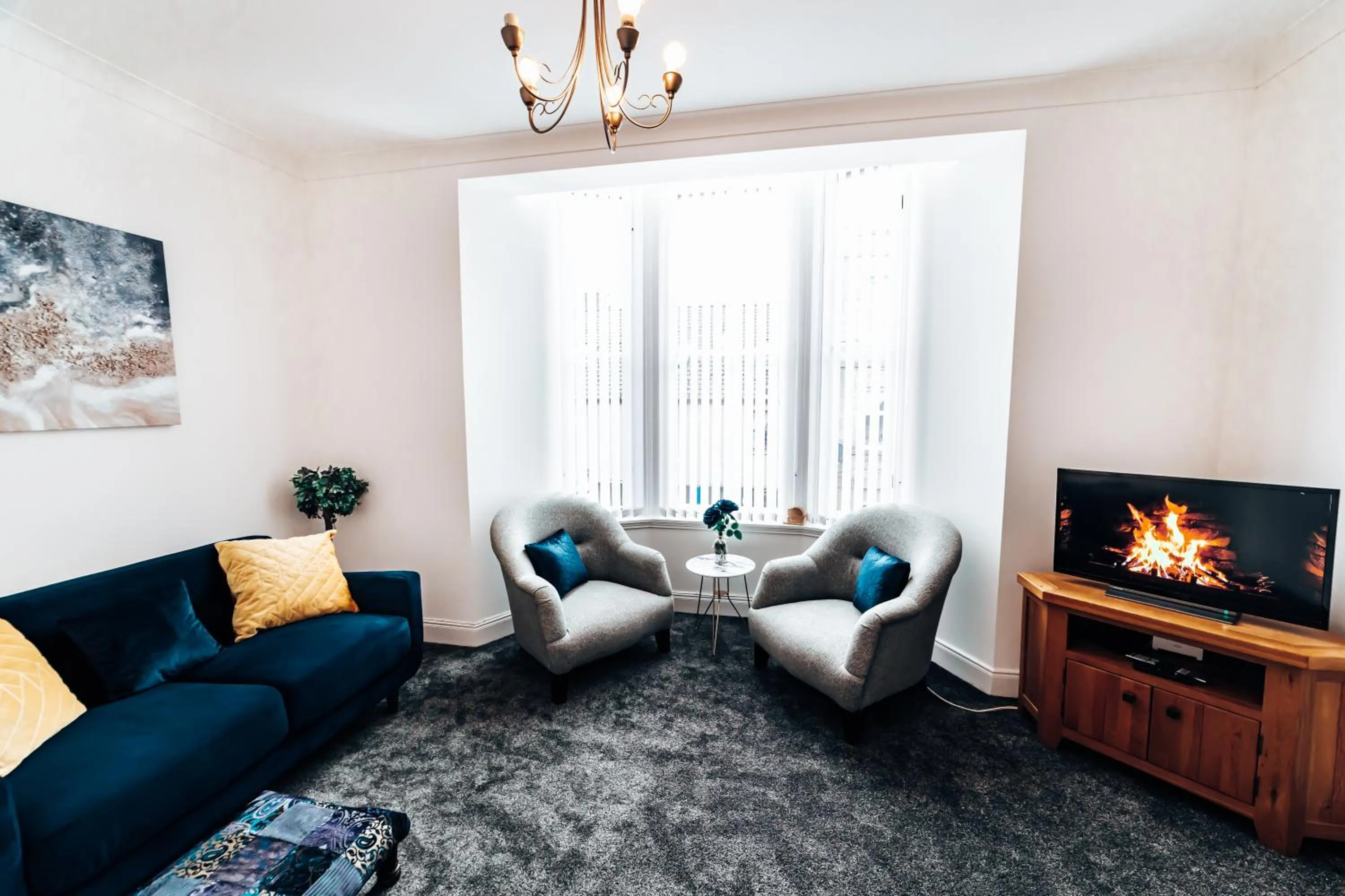 Living room in Princes Street Apartment