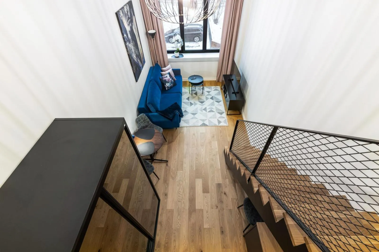 Living room, Bed in Bob W Tartu Old Town