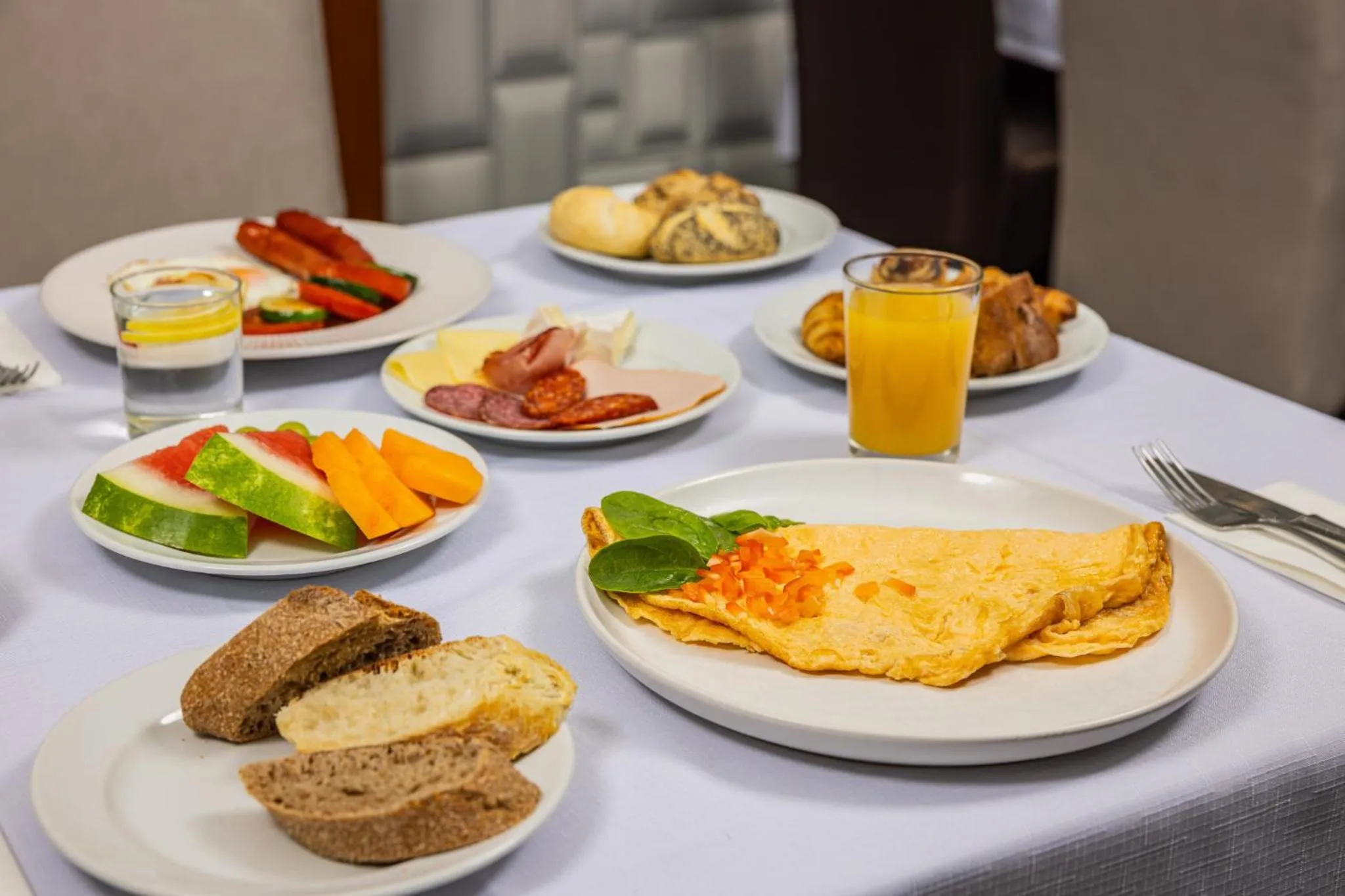 Food and drinks in Hotel Central