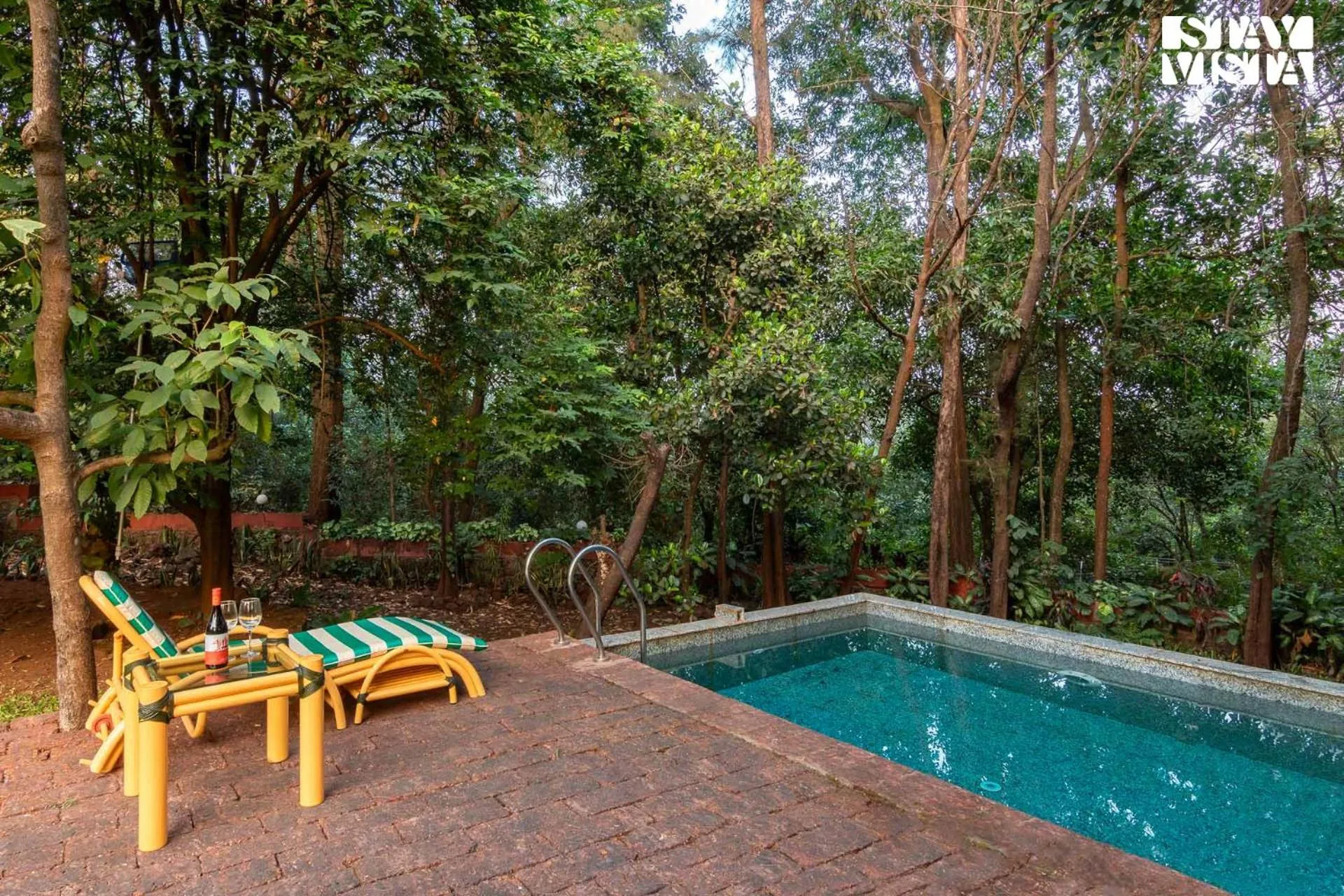 Swimming pool in StayVista at The Conservancy Bungalow - Koynanagar