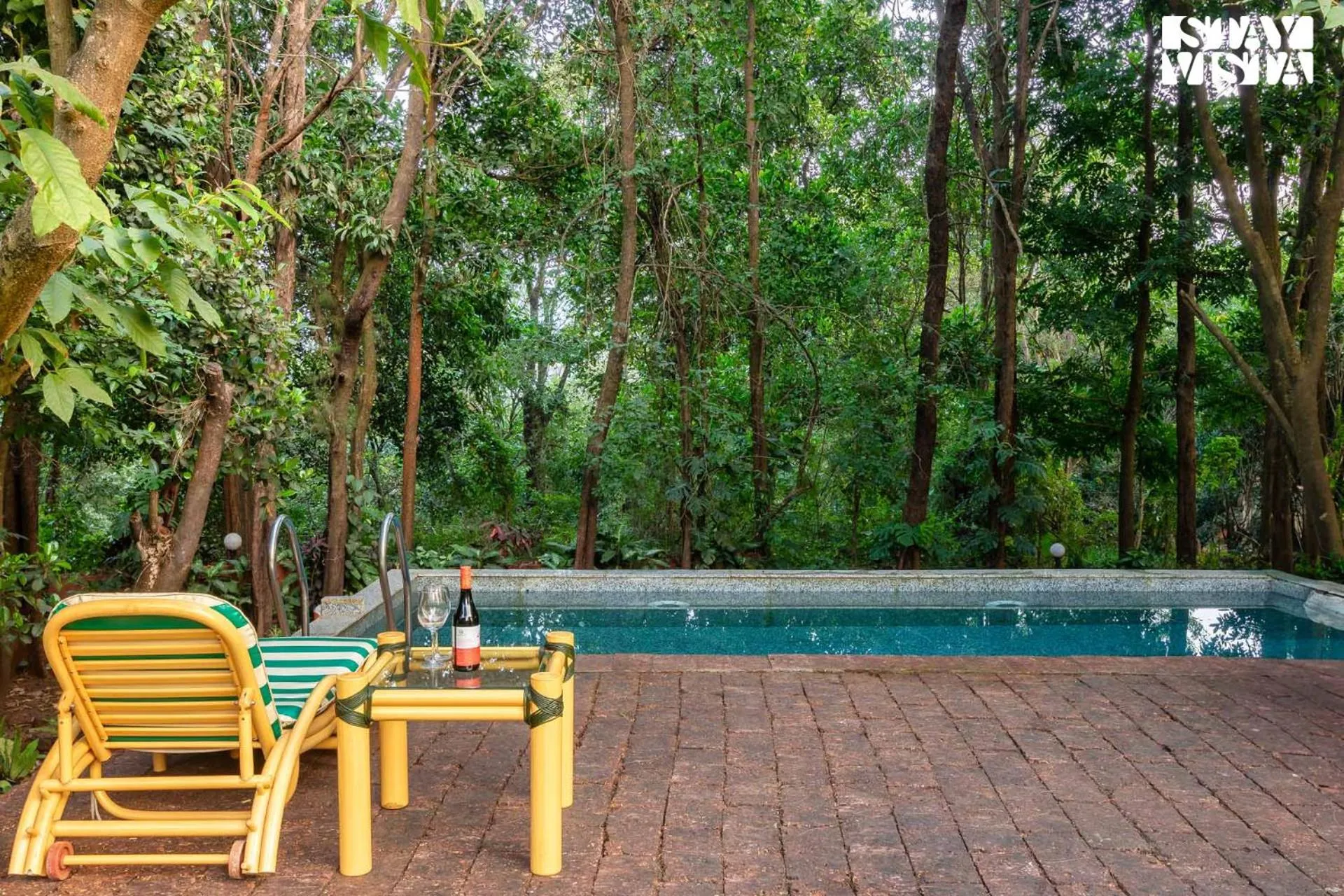 Swimming pool in StayVista at The Conservancy Bungalow - Koynanagar