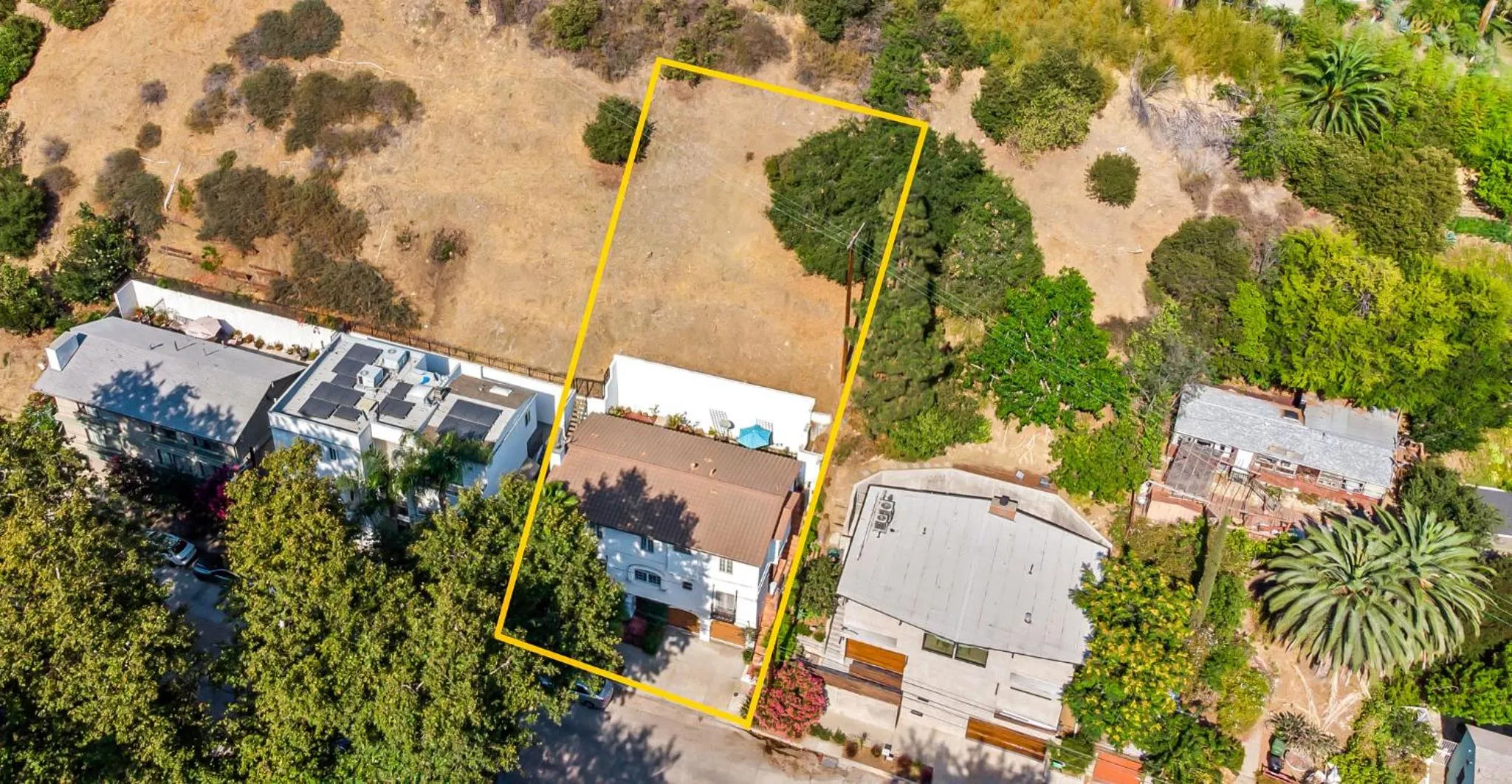 Bird's eye view in Hollywood Hills Homestay