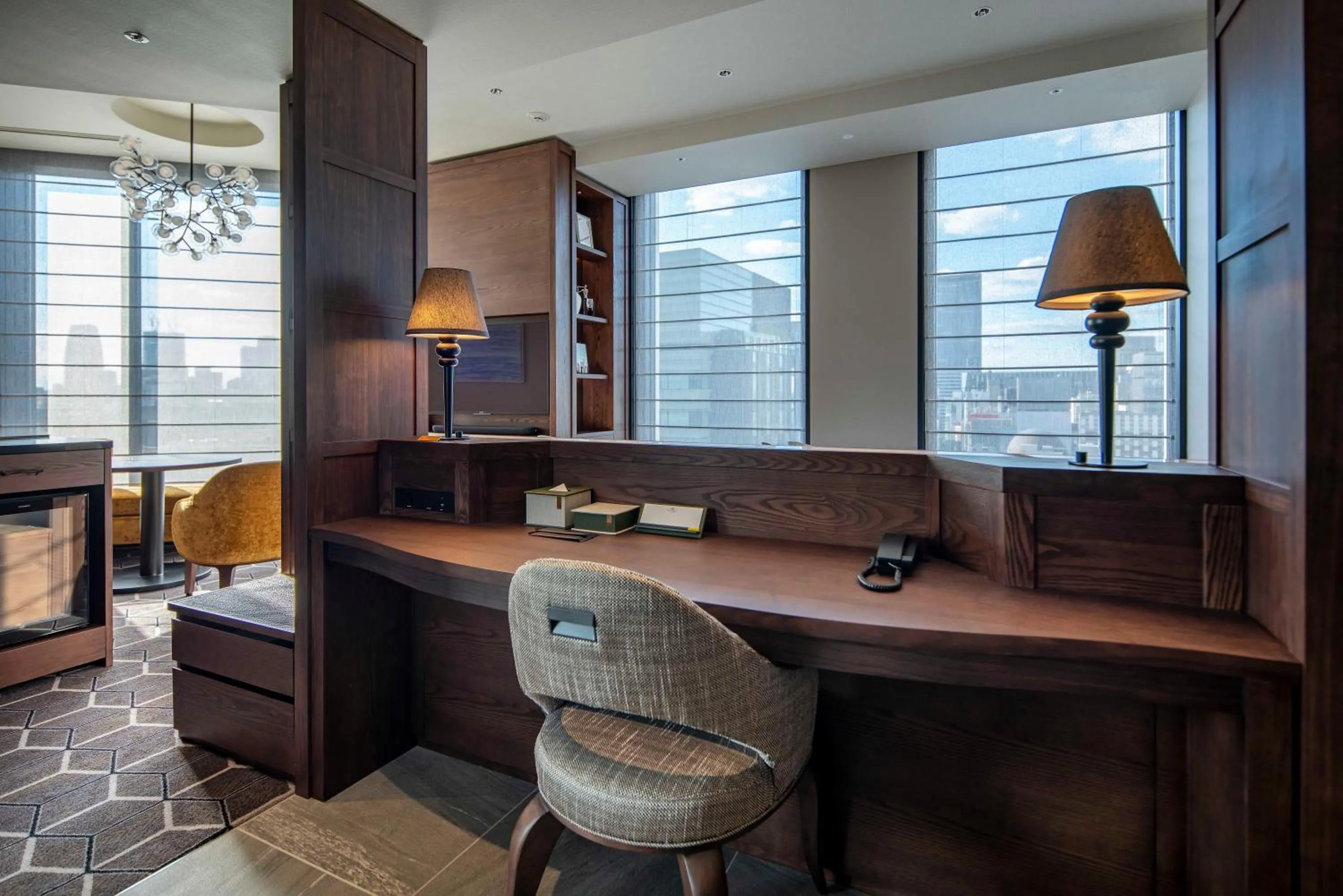 Living room in Hotel GrandBach Tokyo Ginza