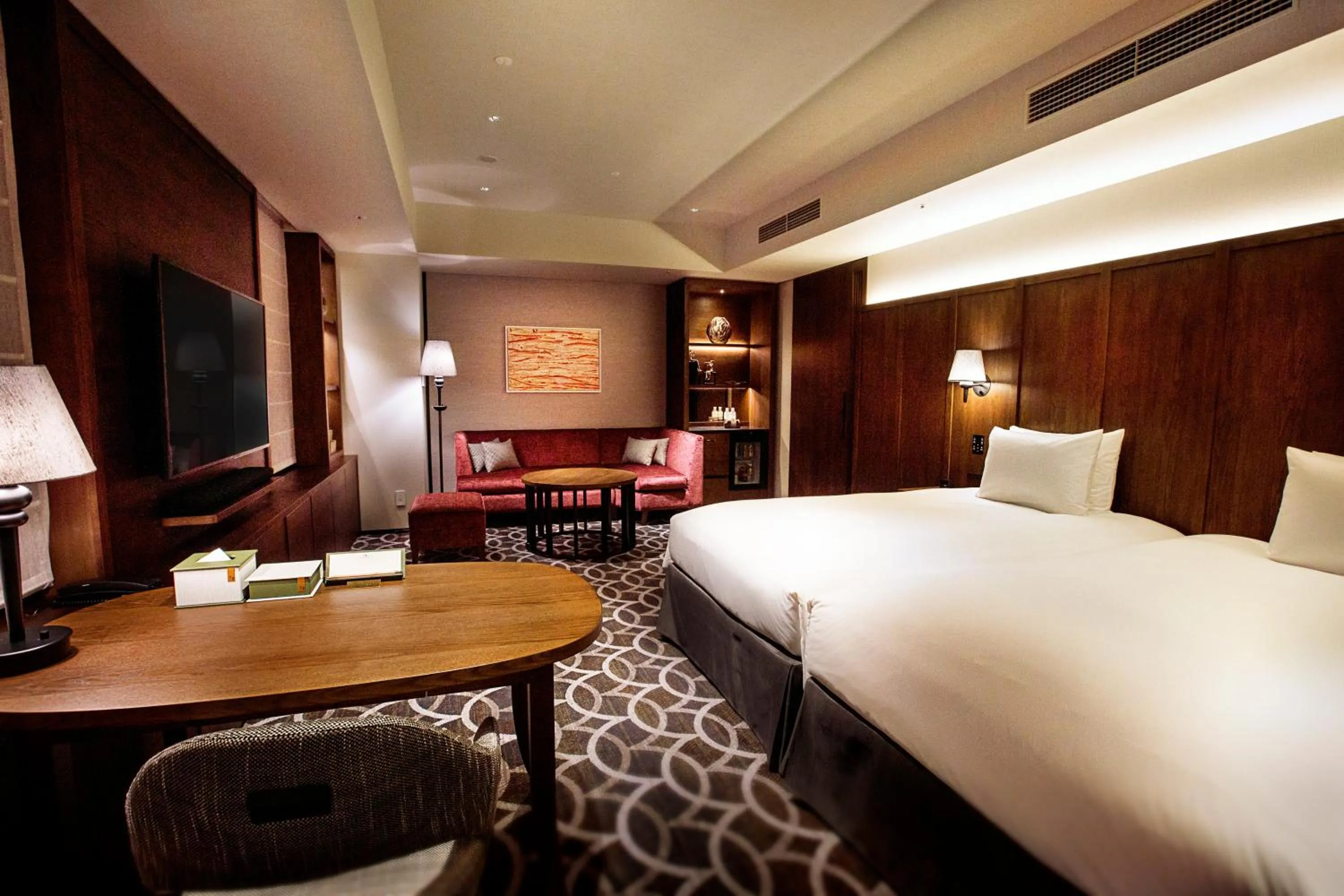 Photo of the whole room, Bed in Hotel GrandBach Tokyo Ginza