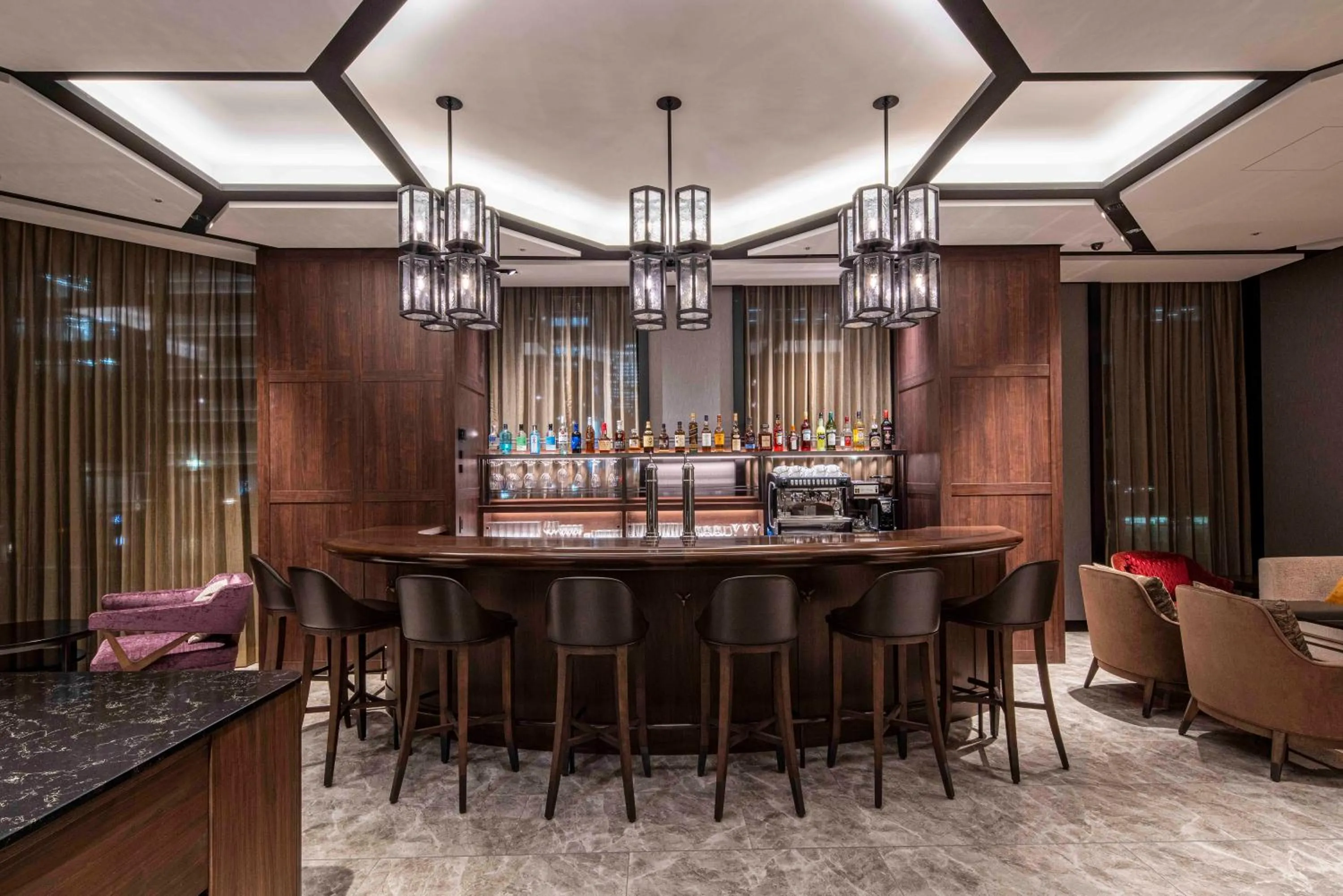 Lounge or bar in Hotel GrandBach Tokyo Ginza