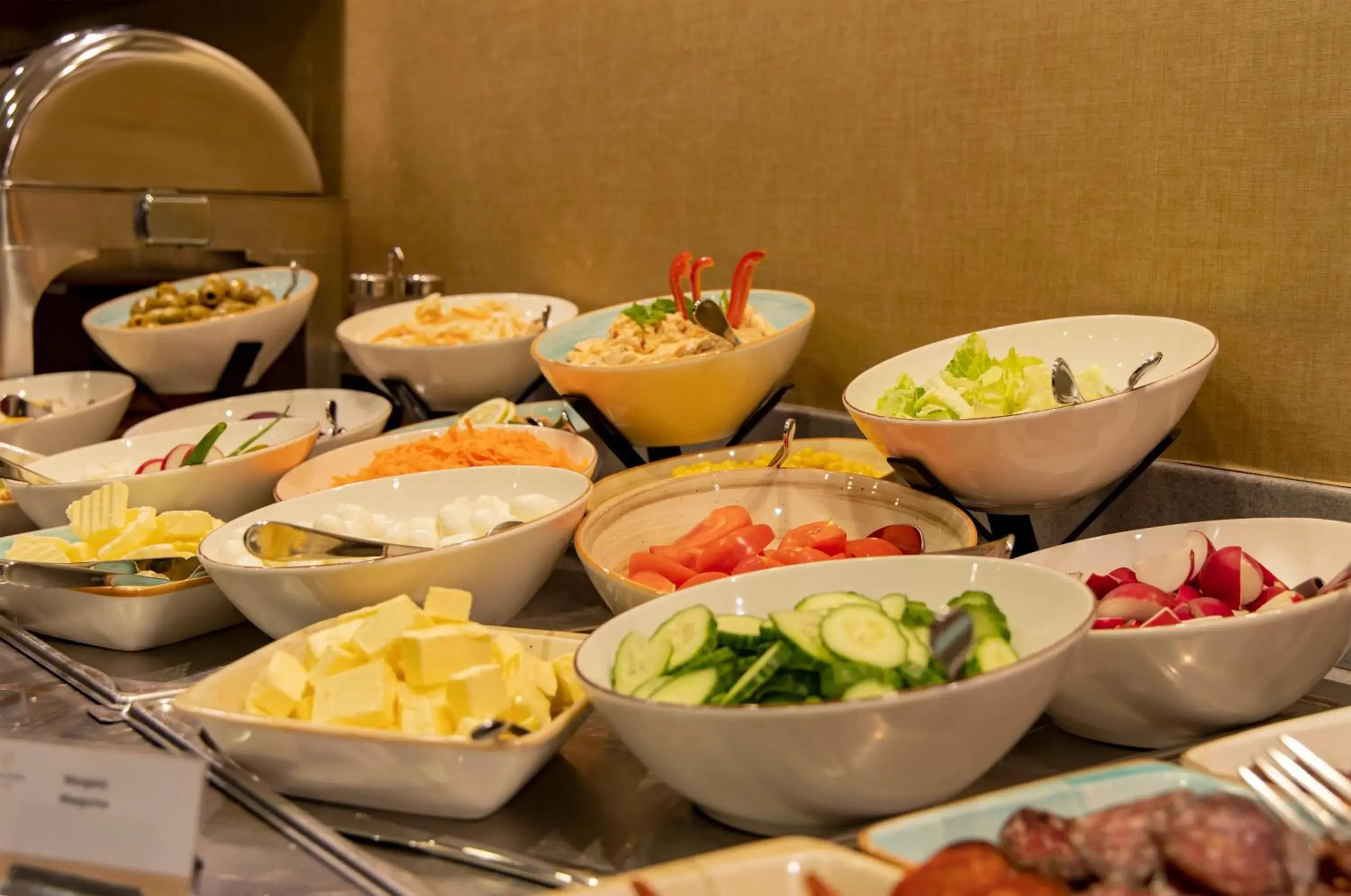 Buffet breakfast in Lion's Garden Hotel Buffet breakfast in Lion's Garden Hotel