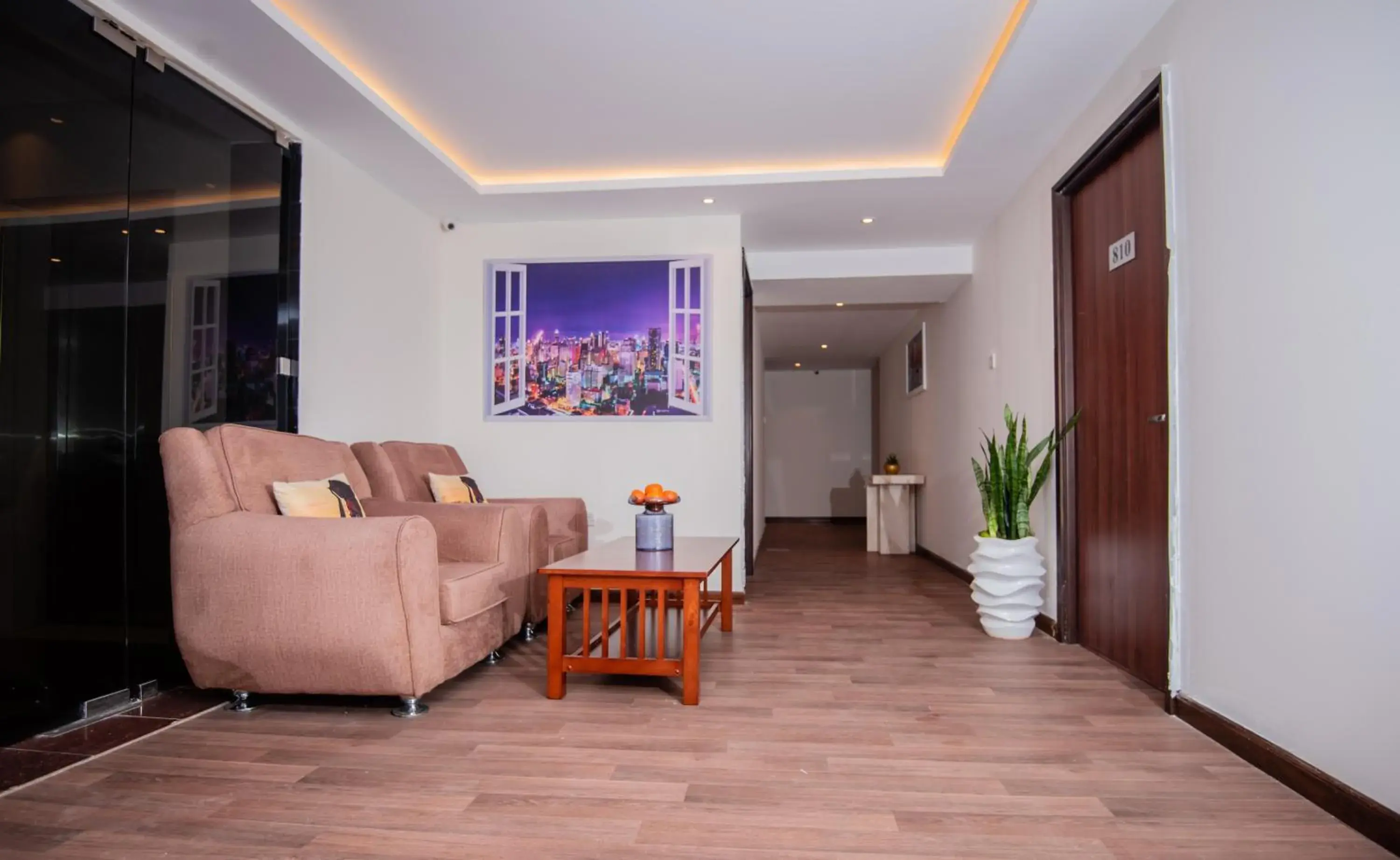 Lobby or reception in The Crossroads Hotel, Westlands Lobby or reception in The Crossroads Hotel, Westlands