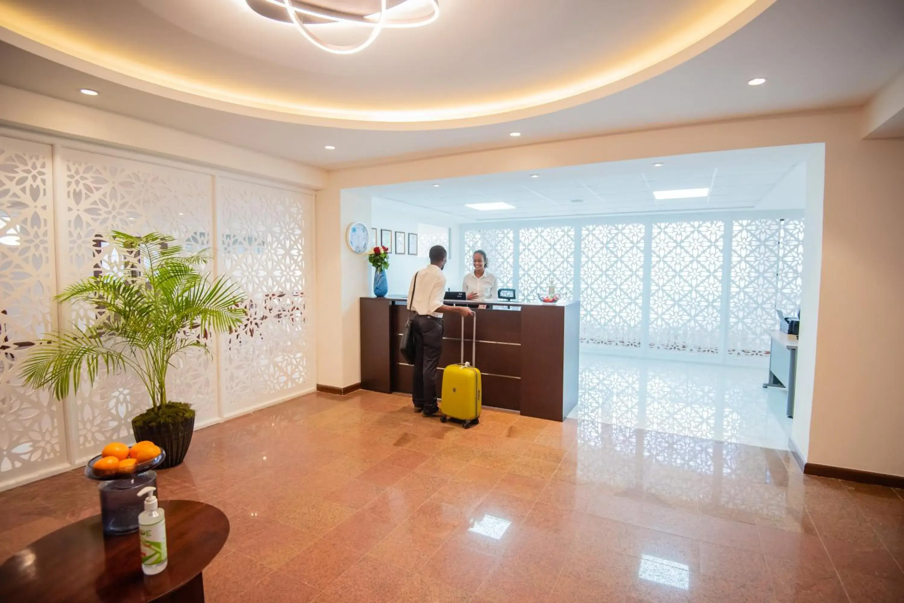 Lobby or reception in The Crossroads Hotel, Westlands Lobby or reception in The Crossroads Hotel, Westlands