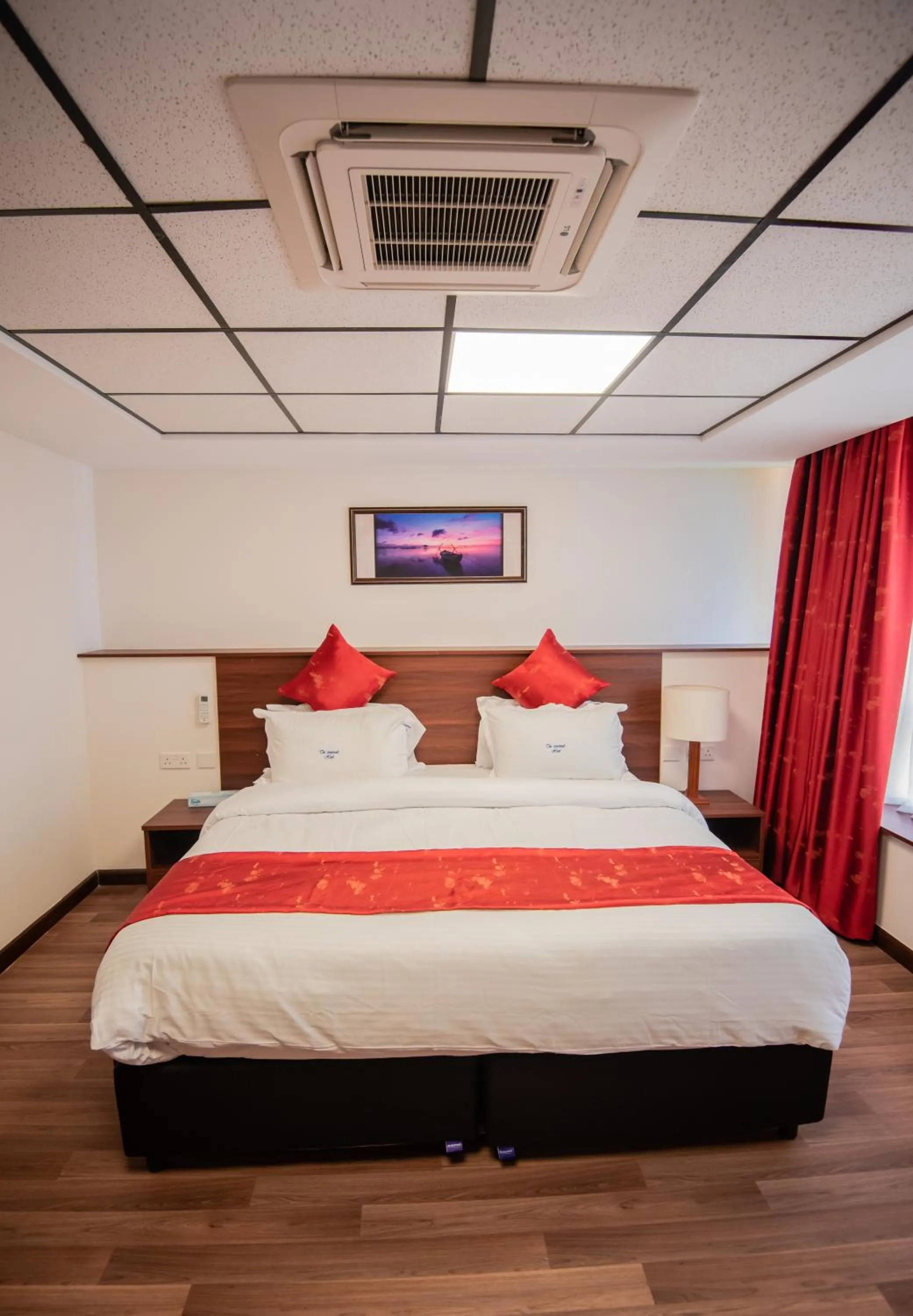 Bed in The Crossroads Hotel, Westlands