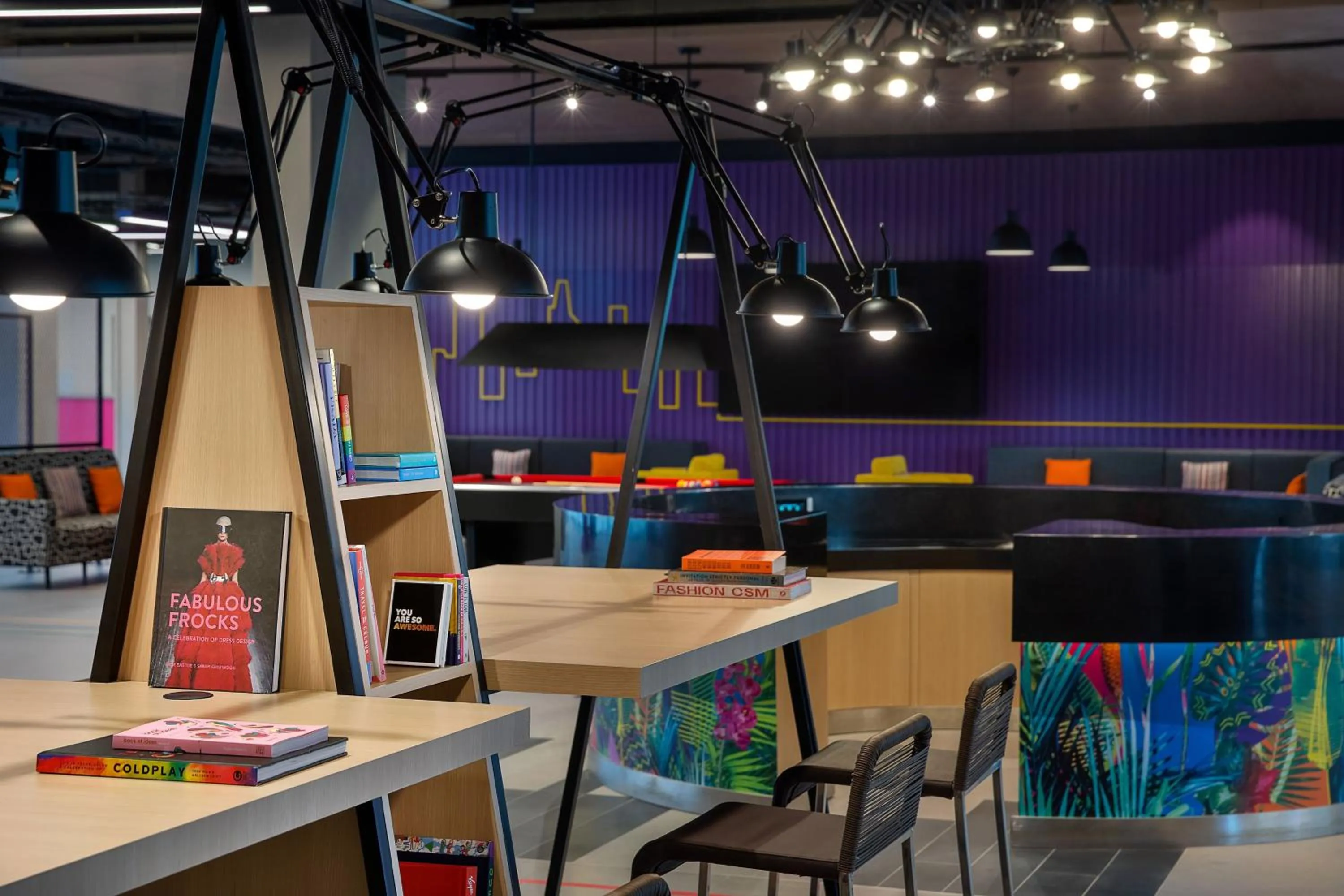 Lobby or reception in Aloft Dubai Airport